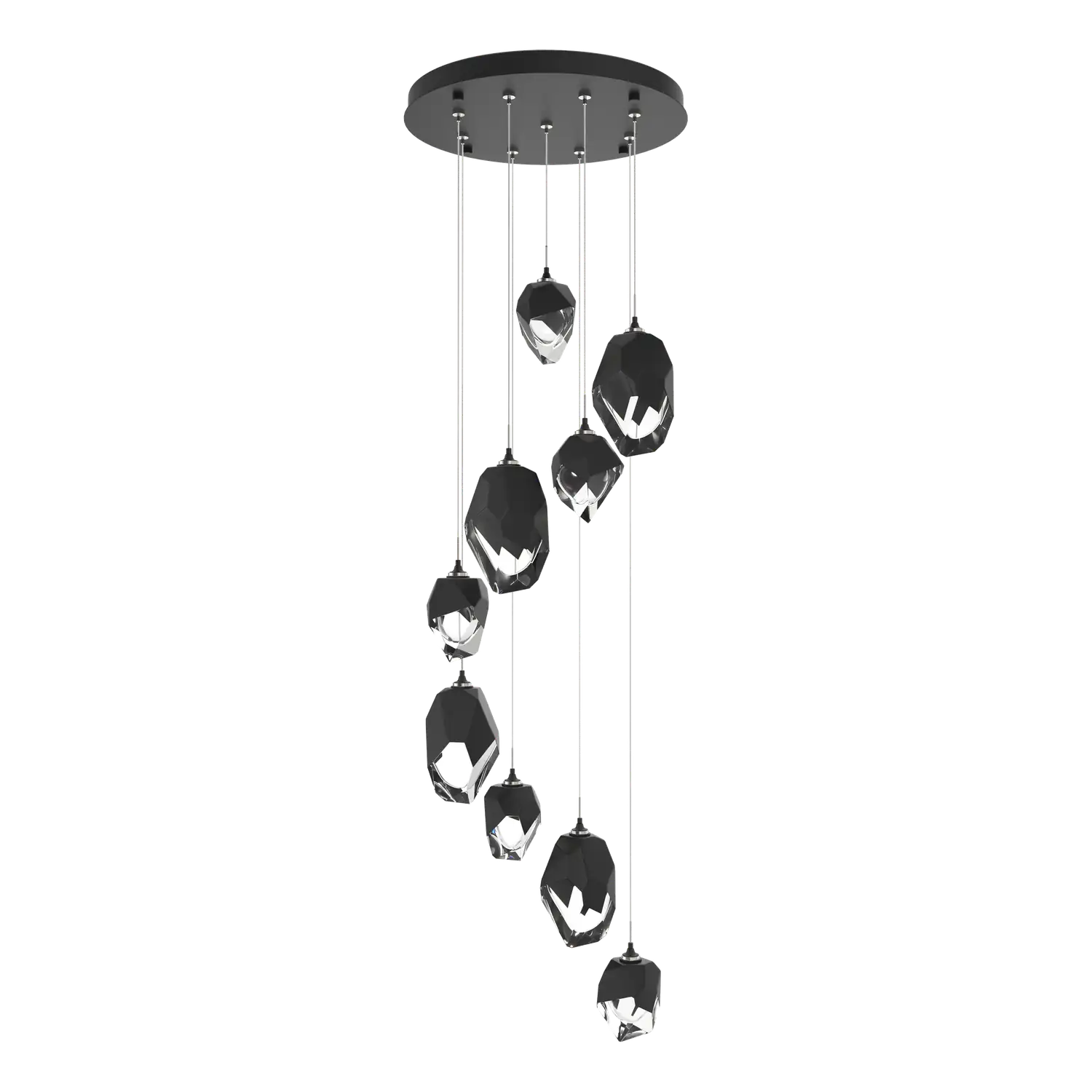 Hubbardton Forge, Chrysalis Mixed Crystal Pendant, PENDANT LIGHT