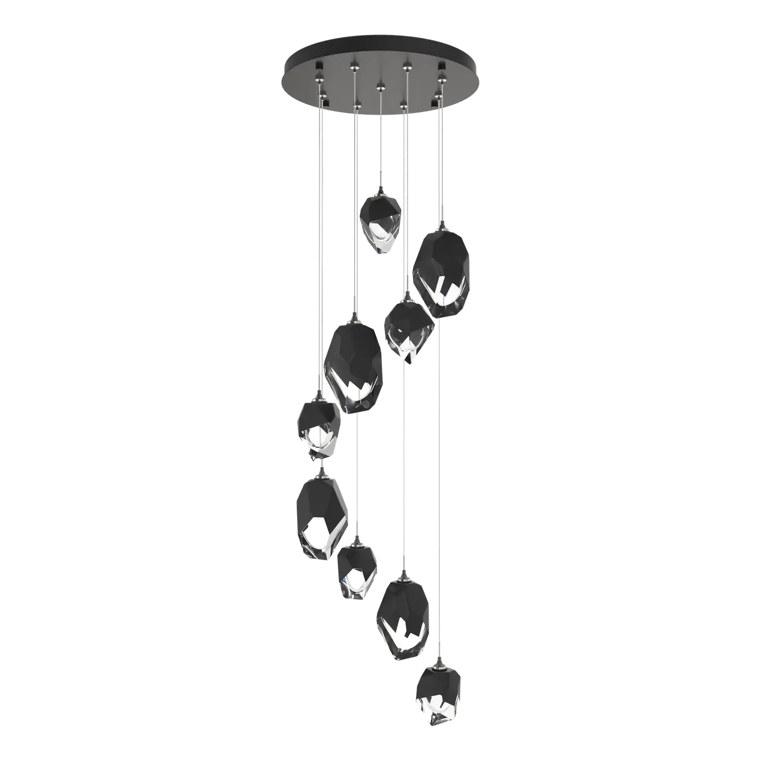 Hubbardton Forge, Chrysalis Mixed Crystal Pendant, PENDANT LIGHT
