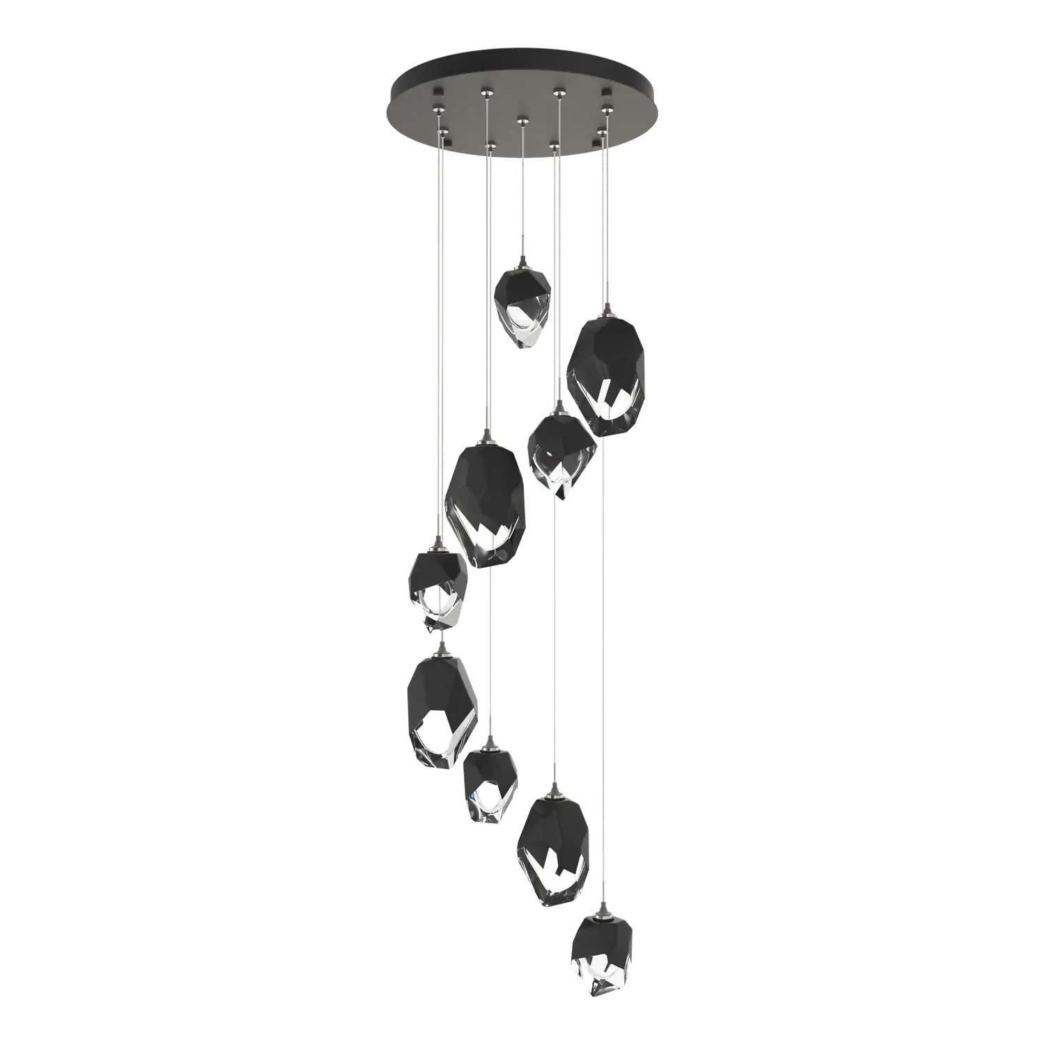 Hubbardton Forge, Chrysalis Mixed Crystal Pendant, PENDANT LIGHT