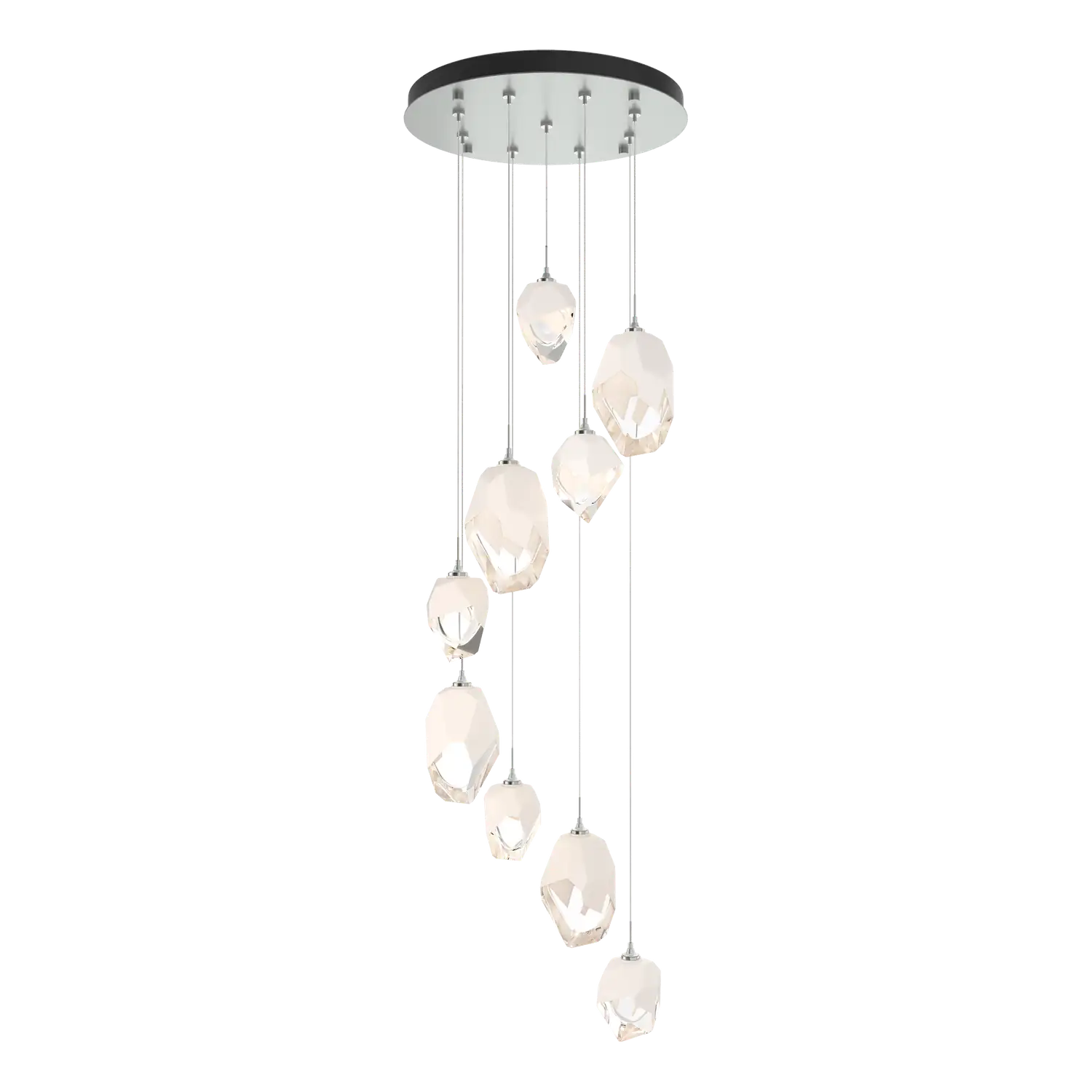 Hubbardton Forge, Chrysalis Mixed Crystal Pendant, PENDANT LIGHT