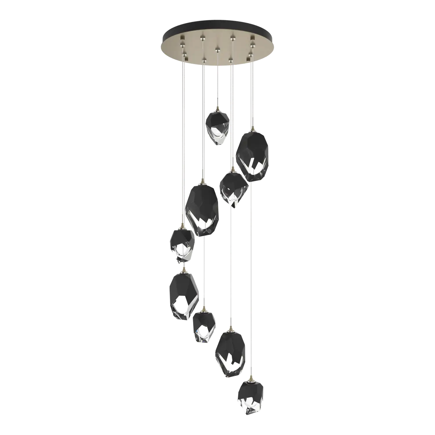 Hubbardton Forge, Chrysalis Mixed Crystal Pendant, PENDANT LIGHT