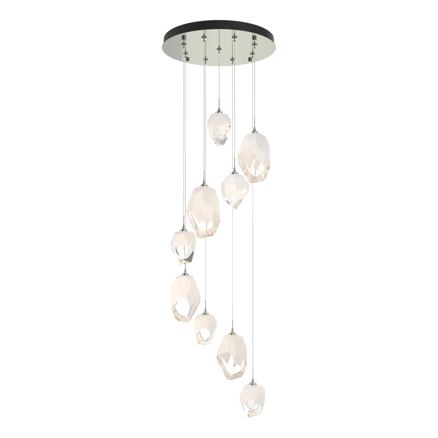 Hubbardton Forge, Chrysalis Mixed Crystal Pendant, PENDANT LIGHT