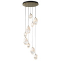 Hubbardton Forge, Chrysalis Mixed Crystal Pendant, PENDANT LIGHT