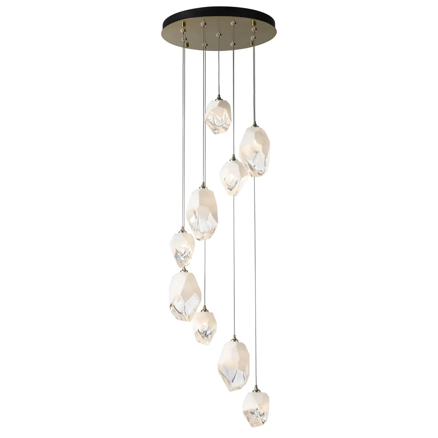 Hubbardton Forge, Chrysalis Mixed Crystal Pendant, PENDANT LIGHT