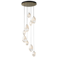 Hubbardton Forge, Chrysalis Mixed Crystal Pendant, PENDANT LIGHT