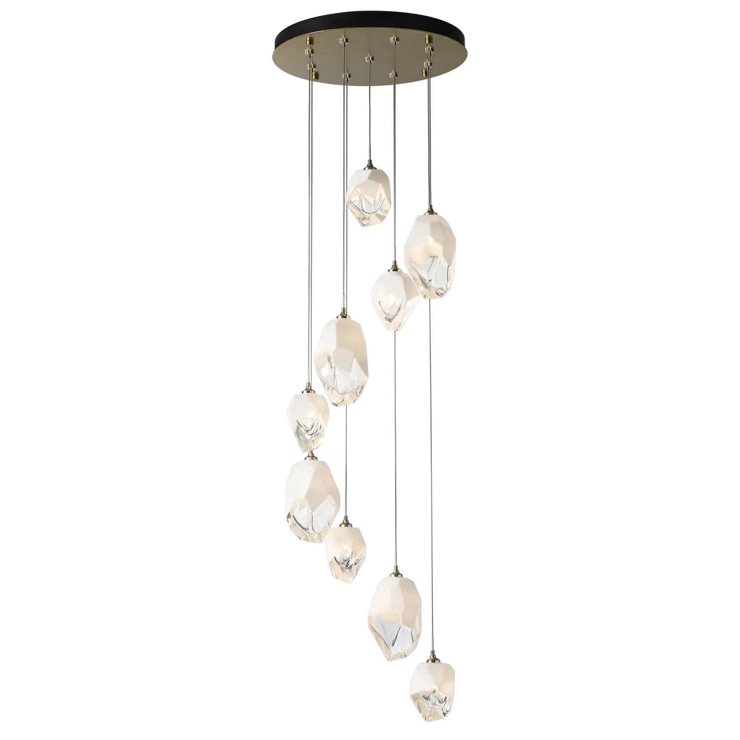 Hubbardton Forge, Chrysalis Mixed Crystal Pendant, PENDANT LIGHT
