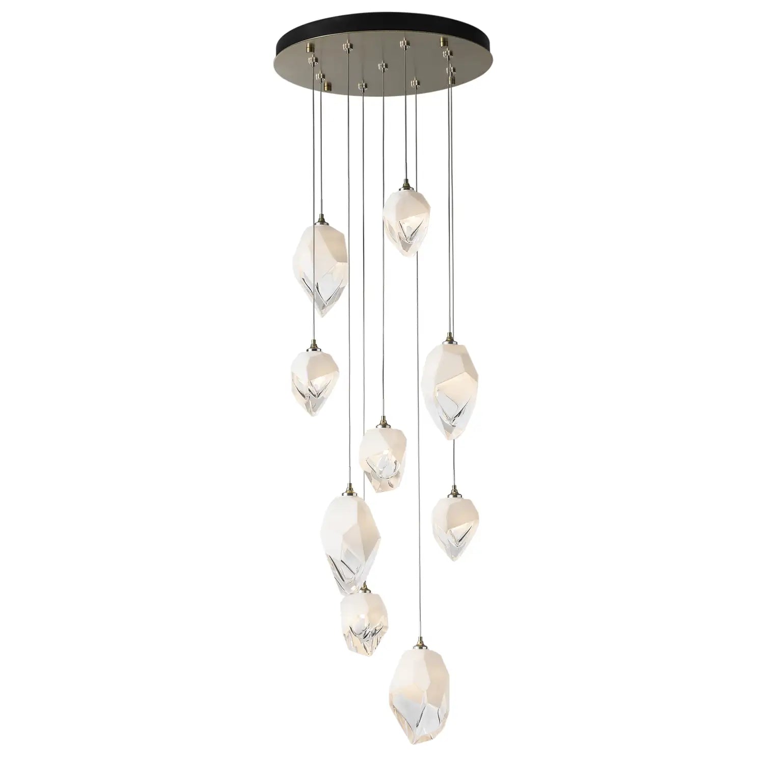 Hubbardton Forge, Chrysalis Mixed Crystal Pendant, PENDANT LIGHT