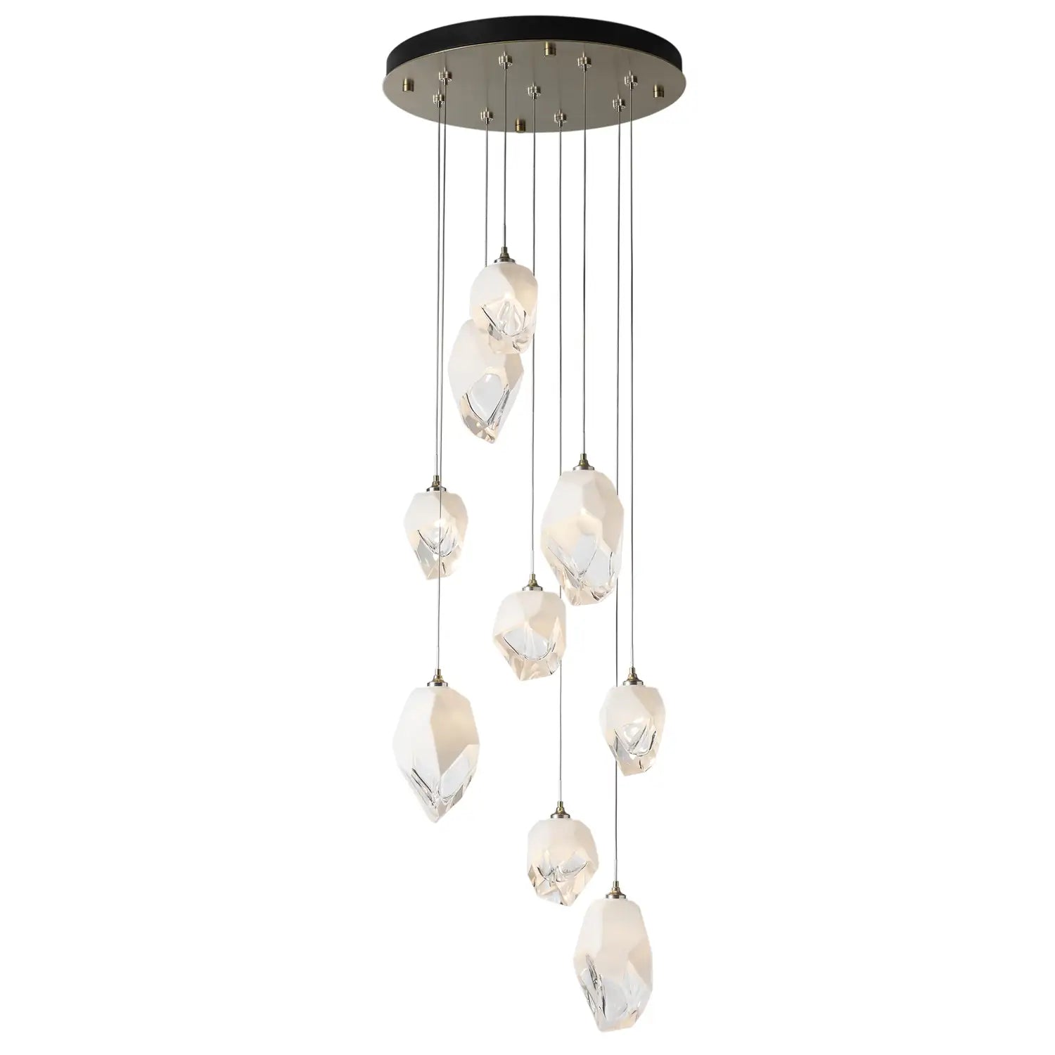 Hubbardton Forge, Chrysalis Mixed Crystal Pendant, PENDANT LIGHT