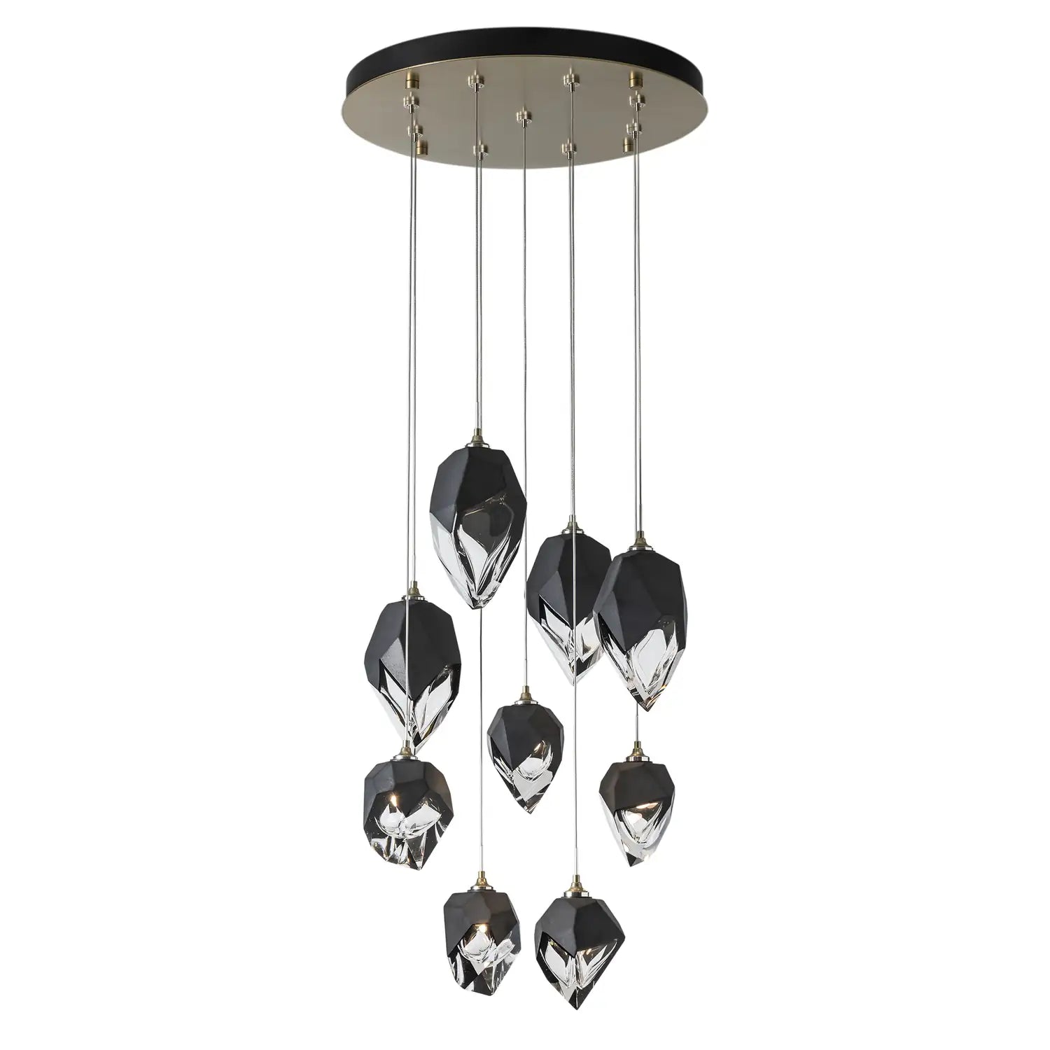 Hubbardton Forge, Chrysalis Mixed Crystal Pendant, PENDANT LIGHT