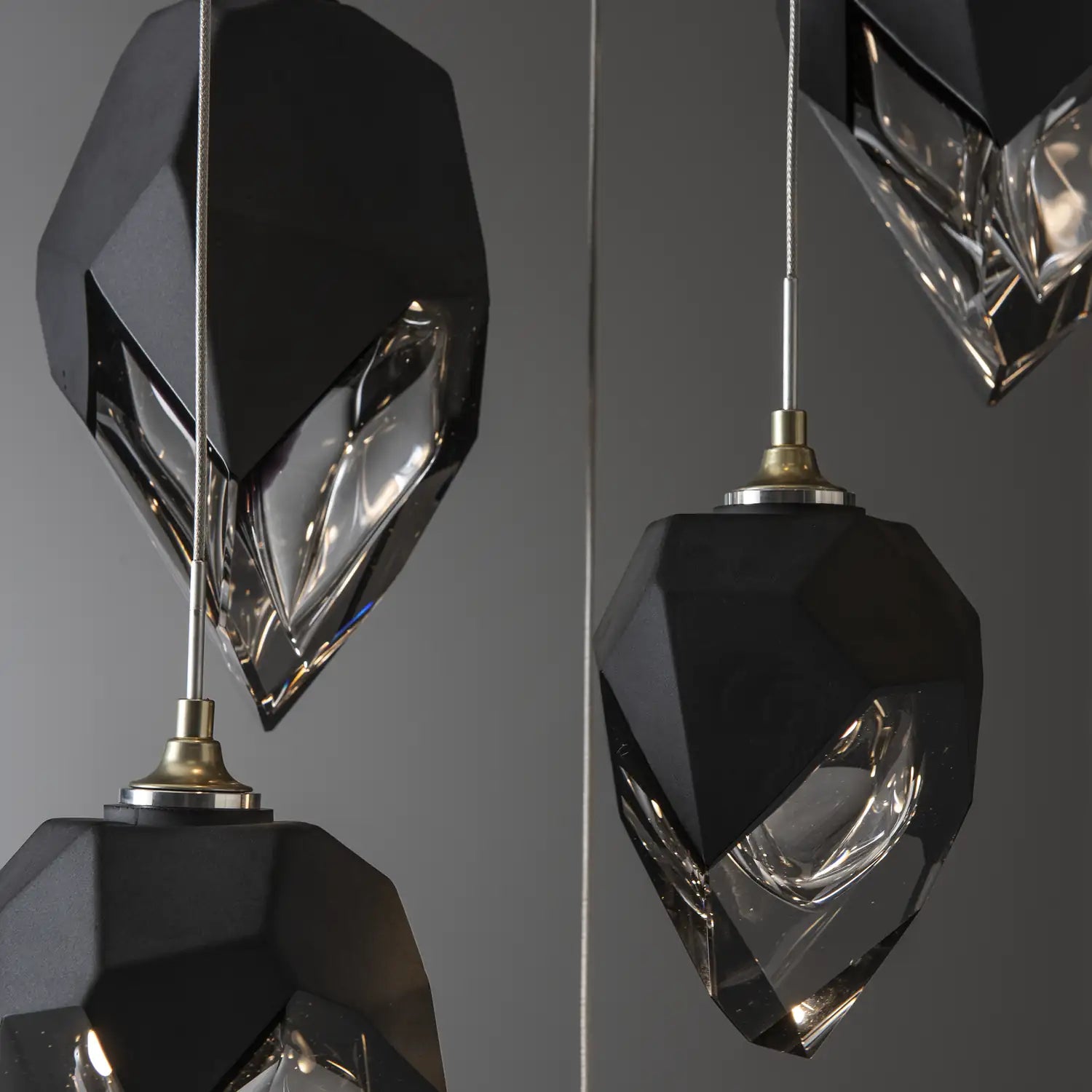 Hubbardton Forge, Chrysalis Mixed Crystal Pendant, PENDANT LIGHT