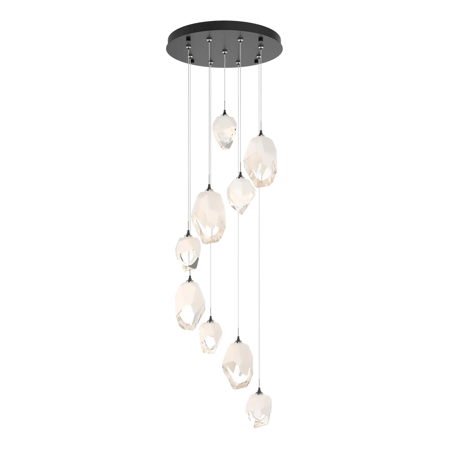 Hubbardton Forge, Chrysalis Mixed Crystal Pendant, PENDANT LIGHT