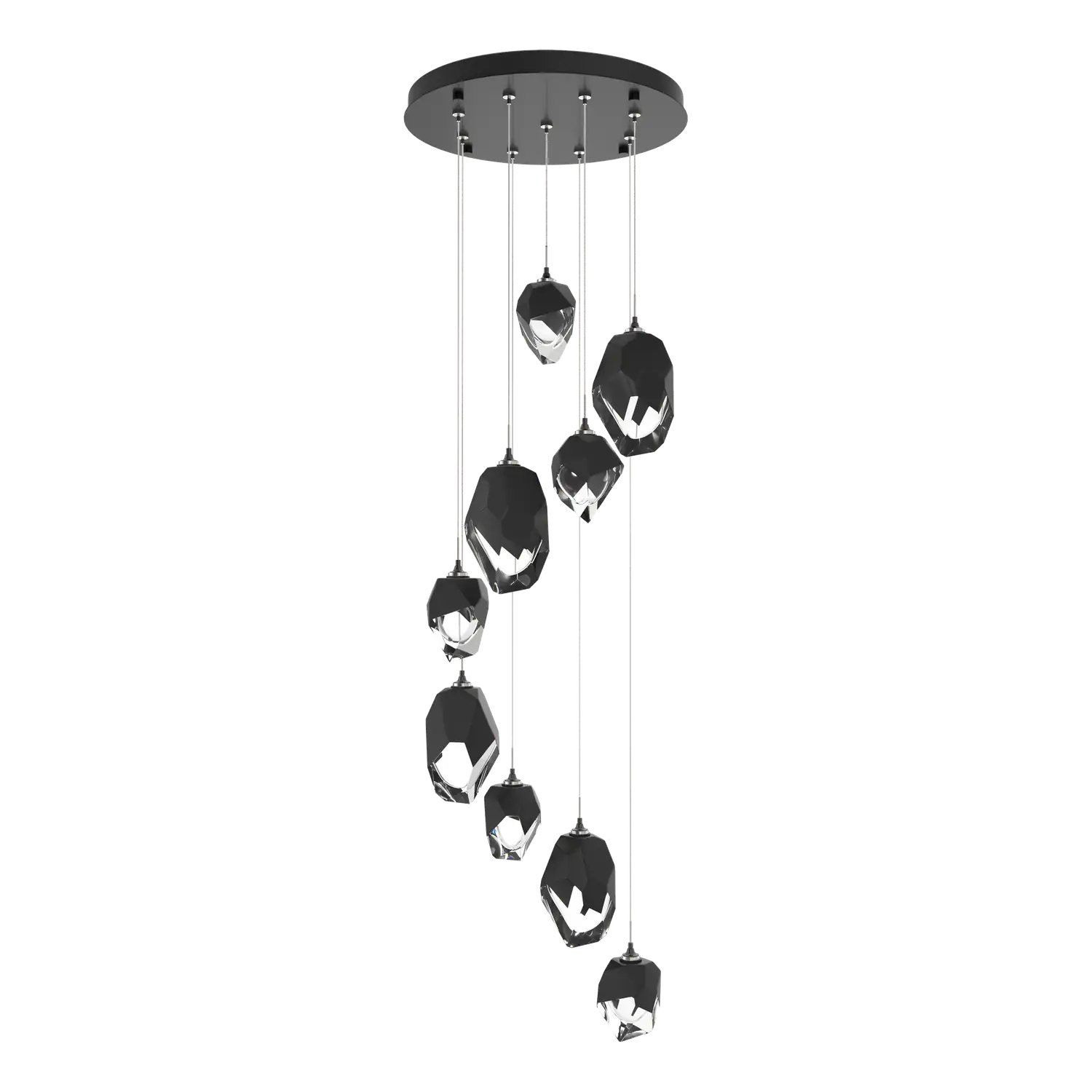 Hubbardton Forge, Chrysalis Mixed Crystal Pendant, PENDANT LIGHT
