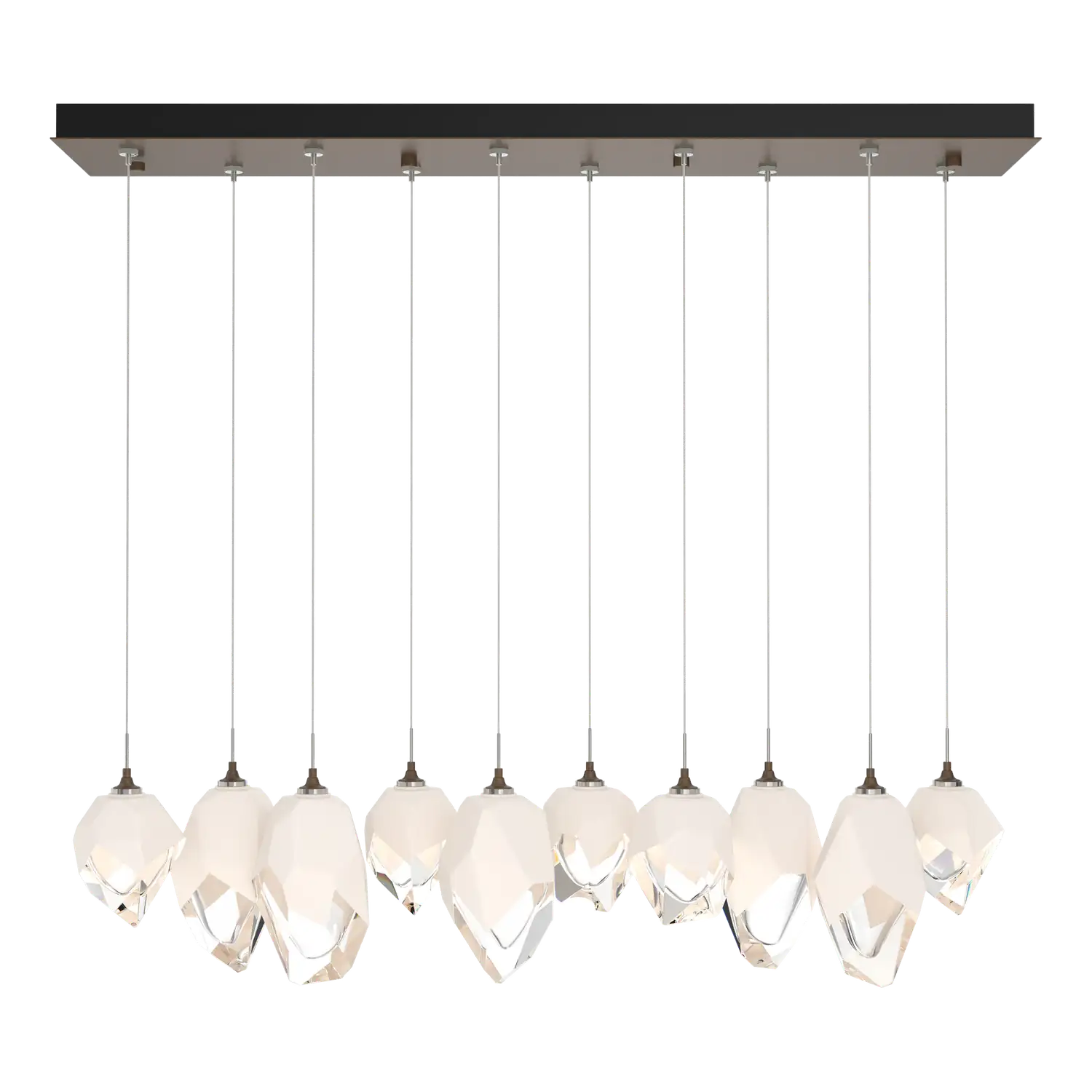 Hubbardton Forge, Chrysalis Mixed Crystal Pendant, PENDANT LIGHT