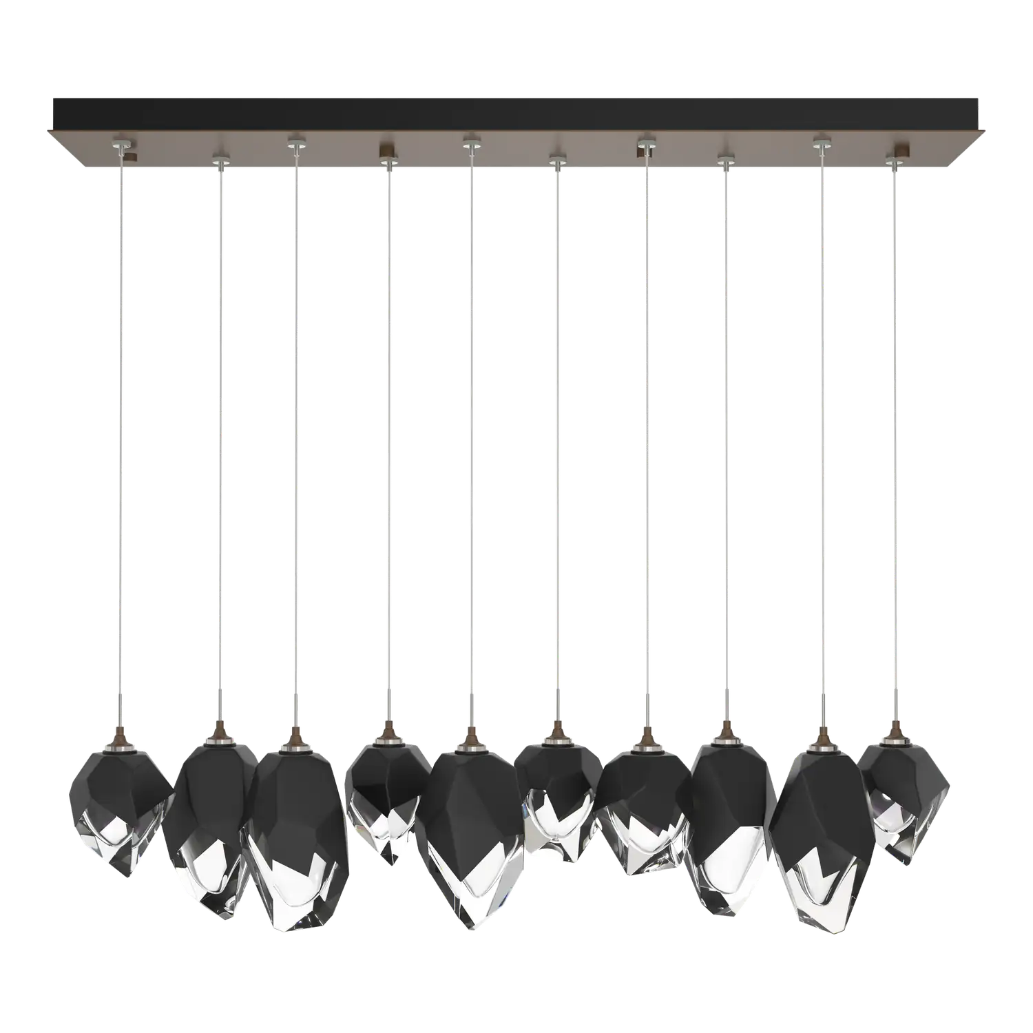 Hubbardton Forge, Chrysalis Mixed Crystal Pendant, PENDANT LIGHT