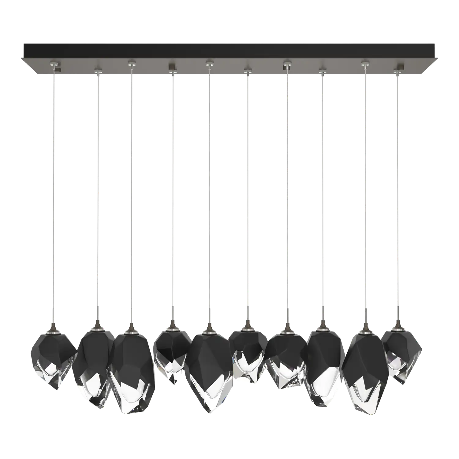 Hubbardton Forge, Chrysalis Mixed Crystal Pendant, PENDANT LIGHT