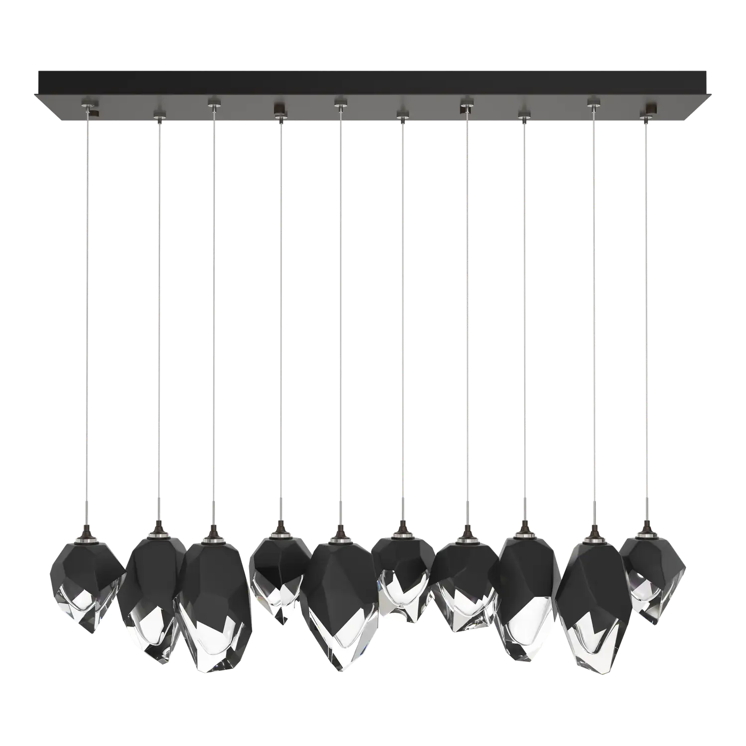 Hubbardton Forge, Chrysalis Mixed Crystal Pendant, PENDANT LIGHT