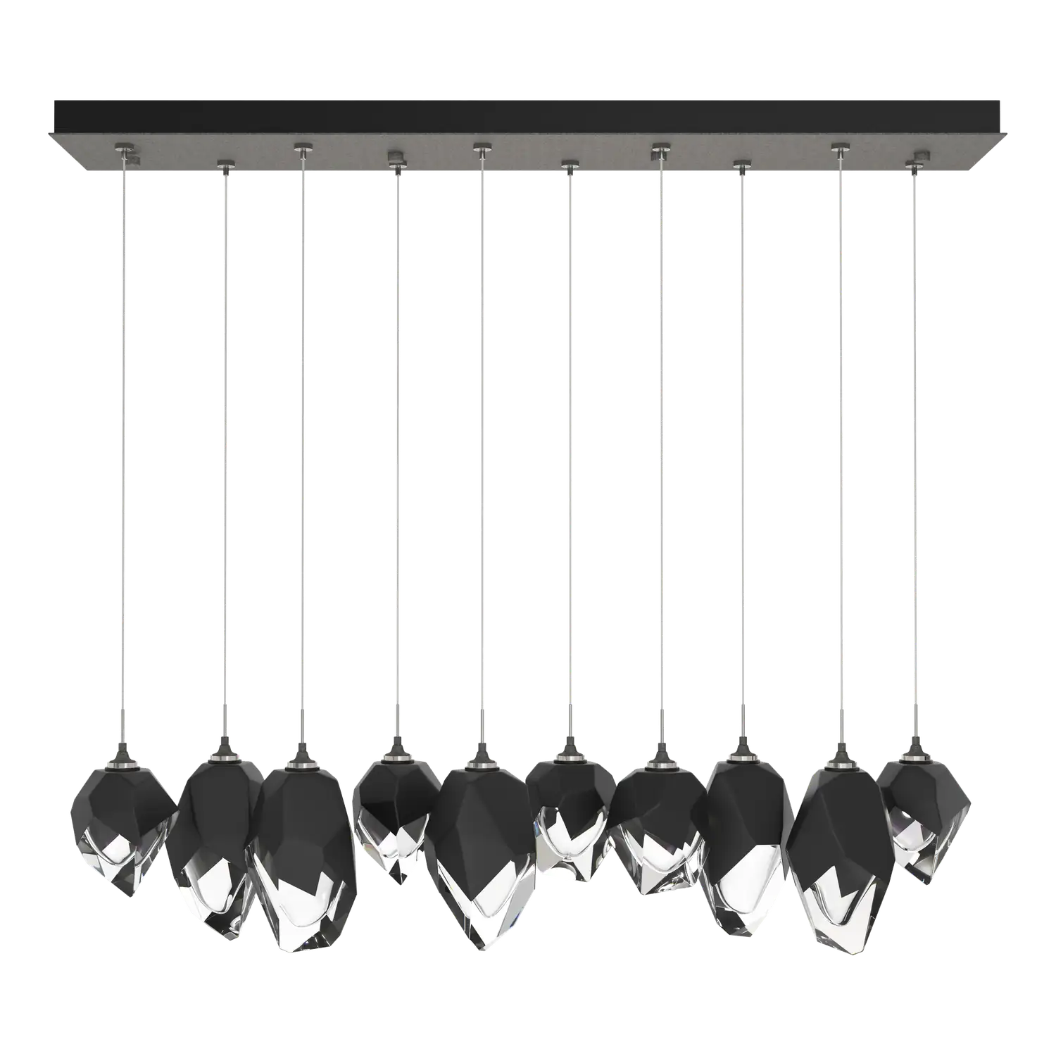 Hubbardton Forge, Chrysalis Mixed Crystal Pendant, PENDANT LIGHT