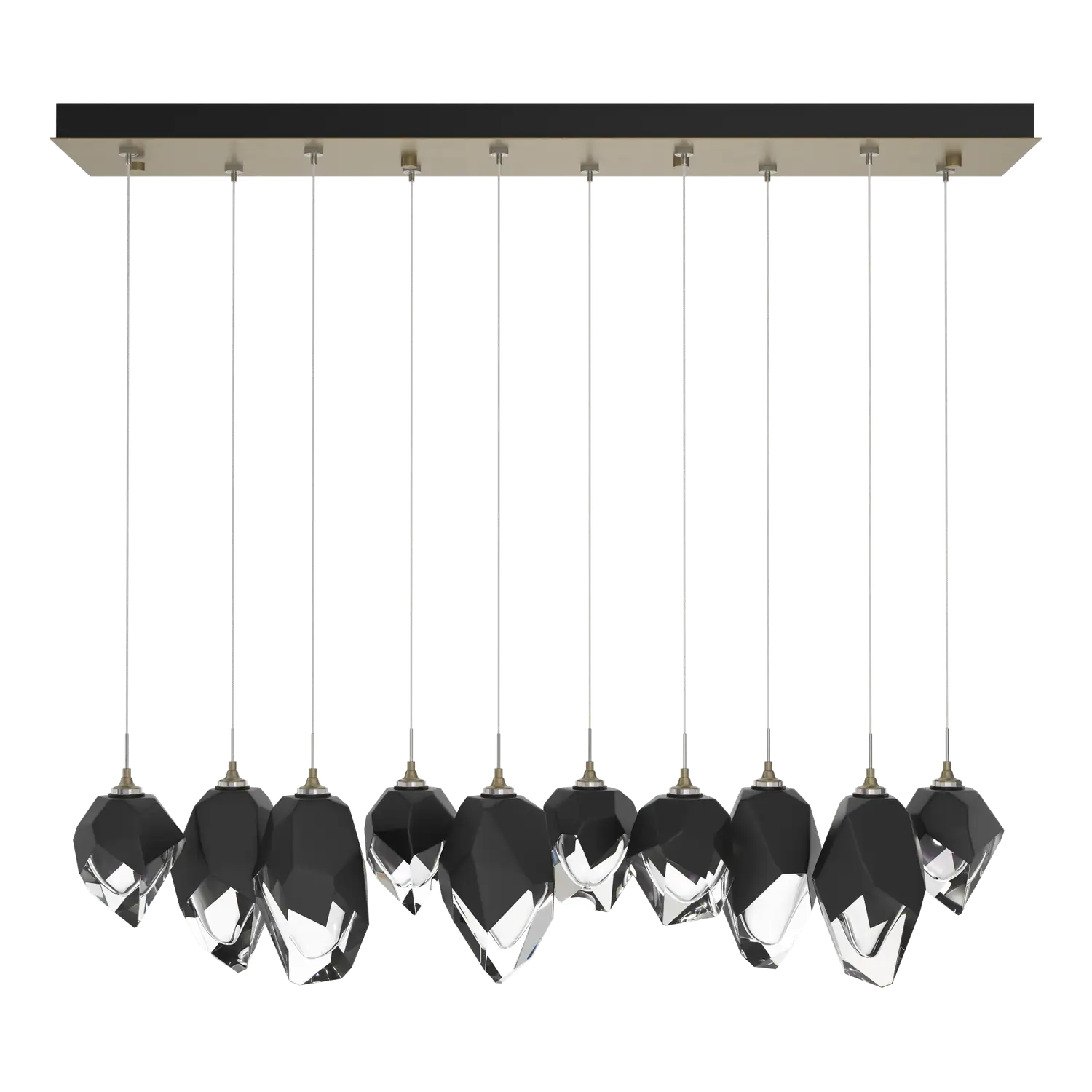 Hubbardton Forge, Chrysalis Mixed Crystal Pendant, PENDANT LIGHT