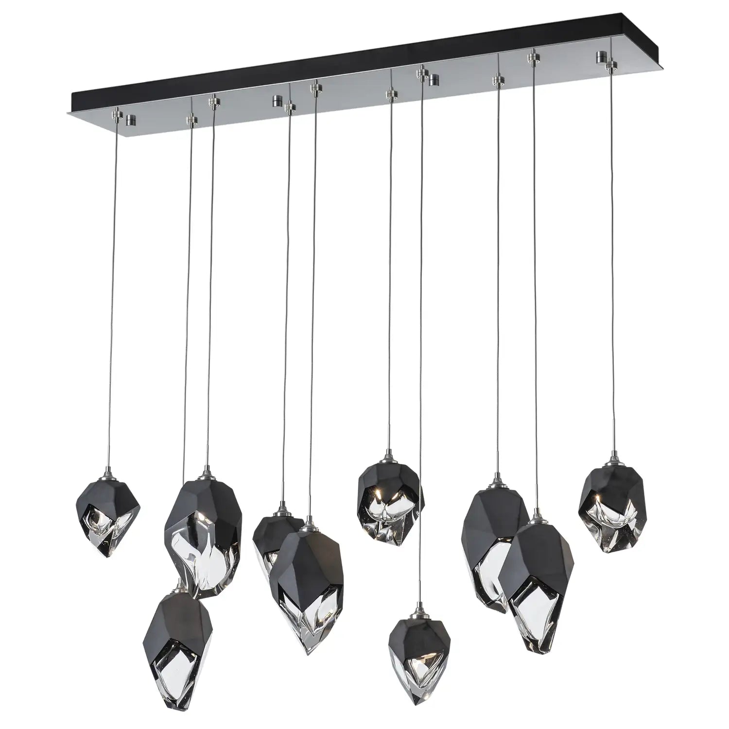 Hubbardton Forge, Chrysalis Mixed Crystal Pendant, PENDANT LIGHT