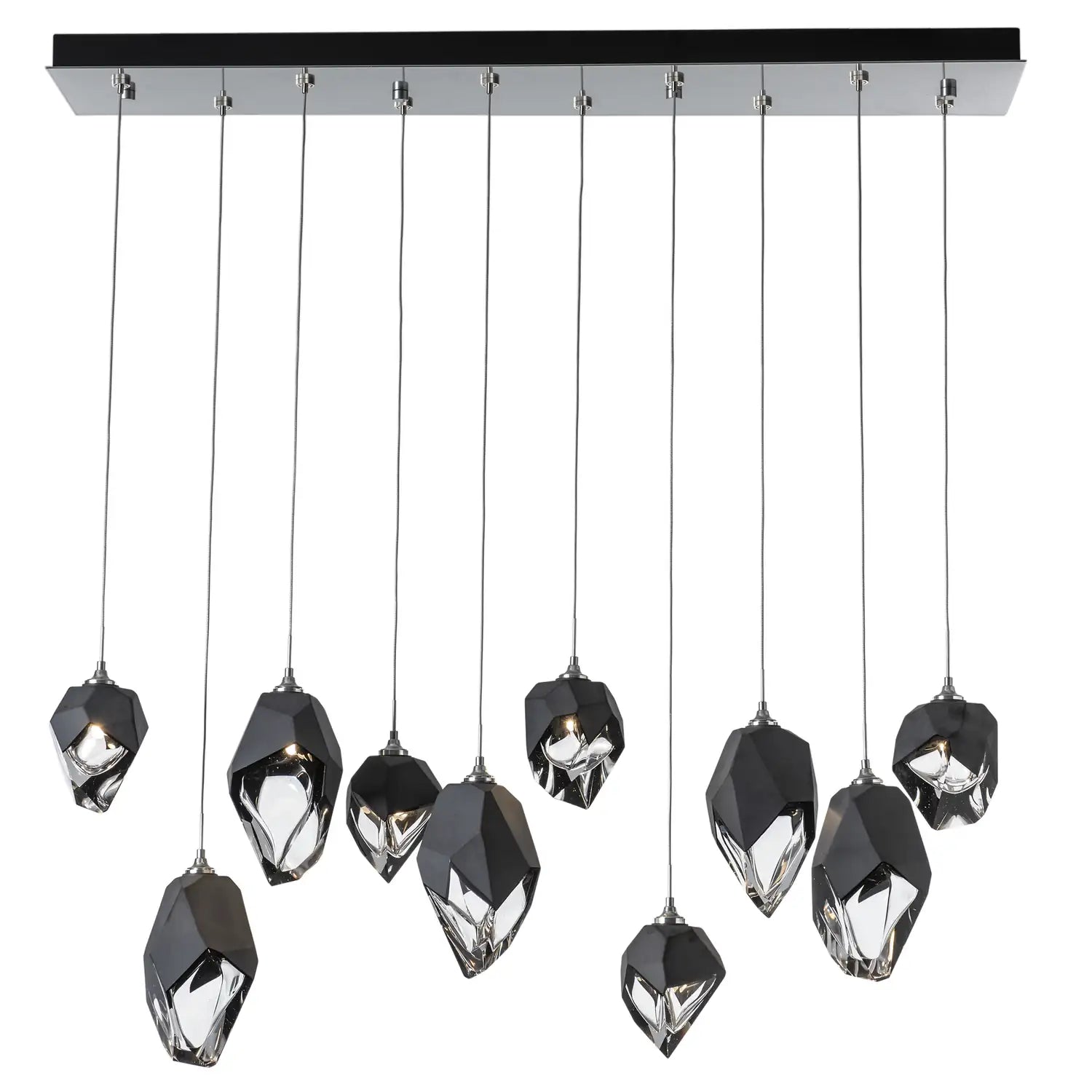 Hubbardton Forge, Chrysalis Mixed Crystal Pendant, PENDANT LIGHT