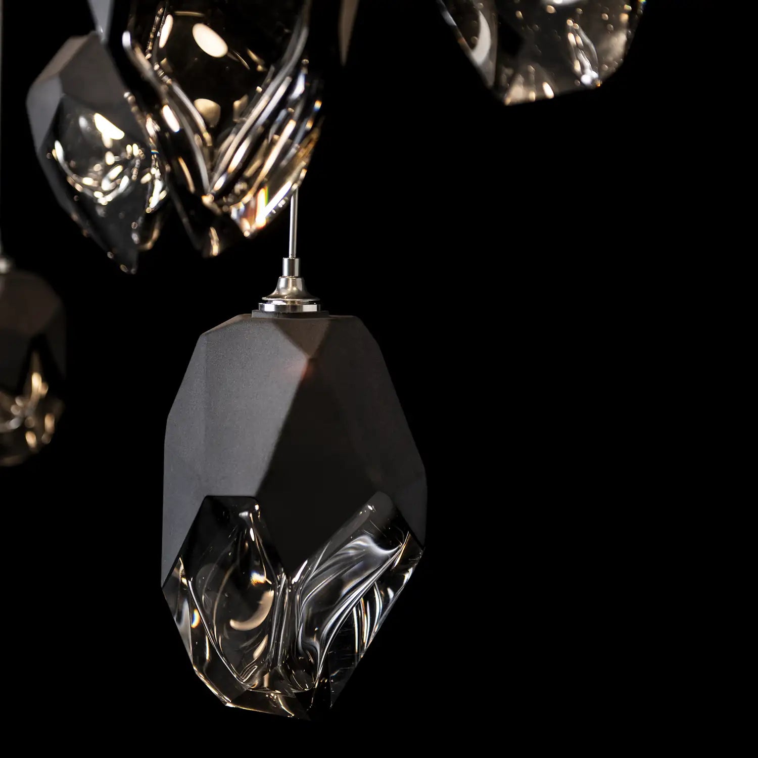 Hubbardton Forge, Chrysalis Mixed Crystal Pendant, PENDANT LIGHT