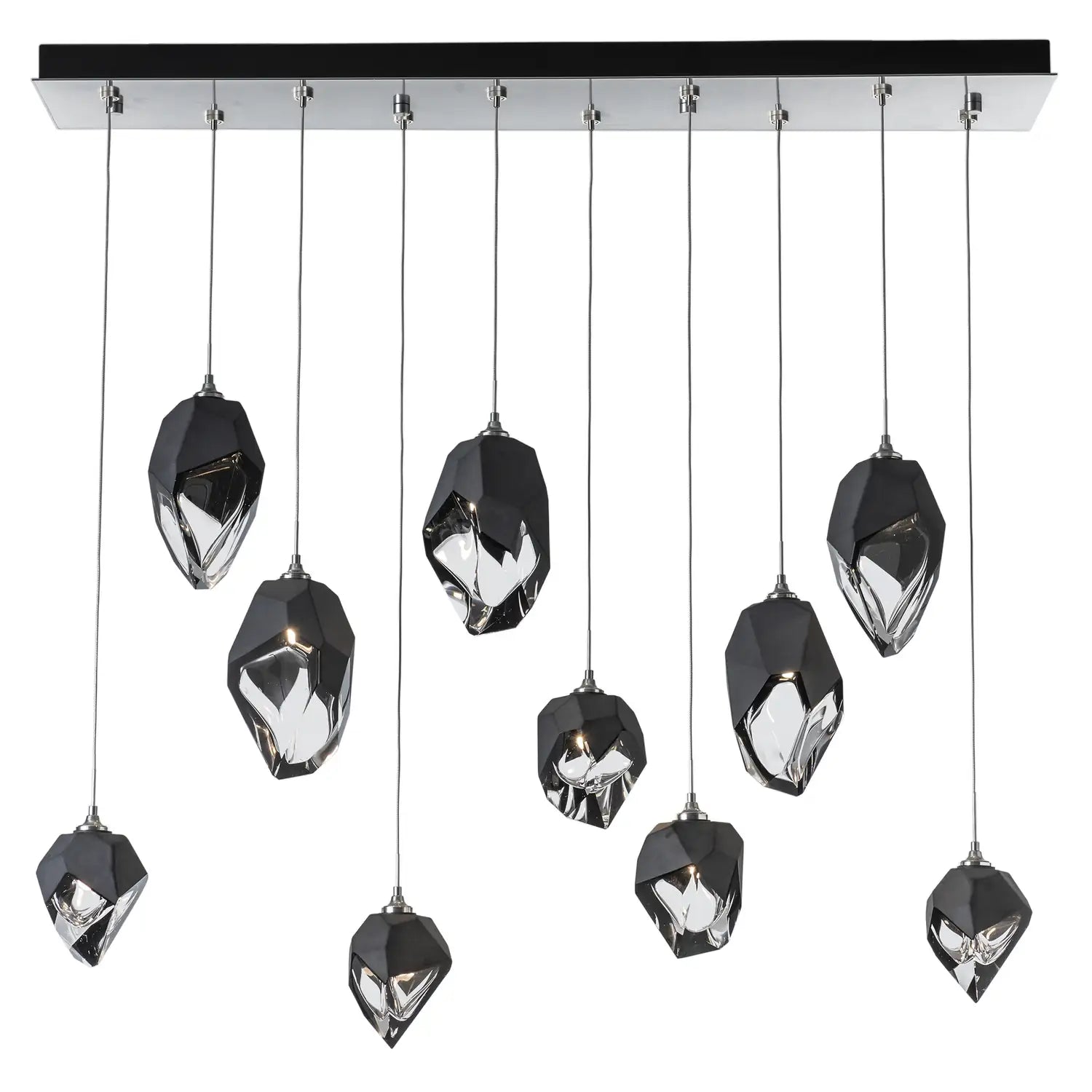 Hubbardton Forge, Chrysalis Mixed Crystal Pendant, PENDANT LIGHT