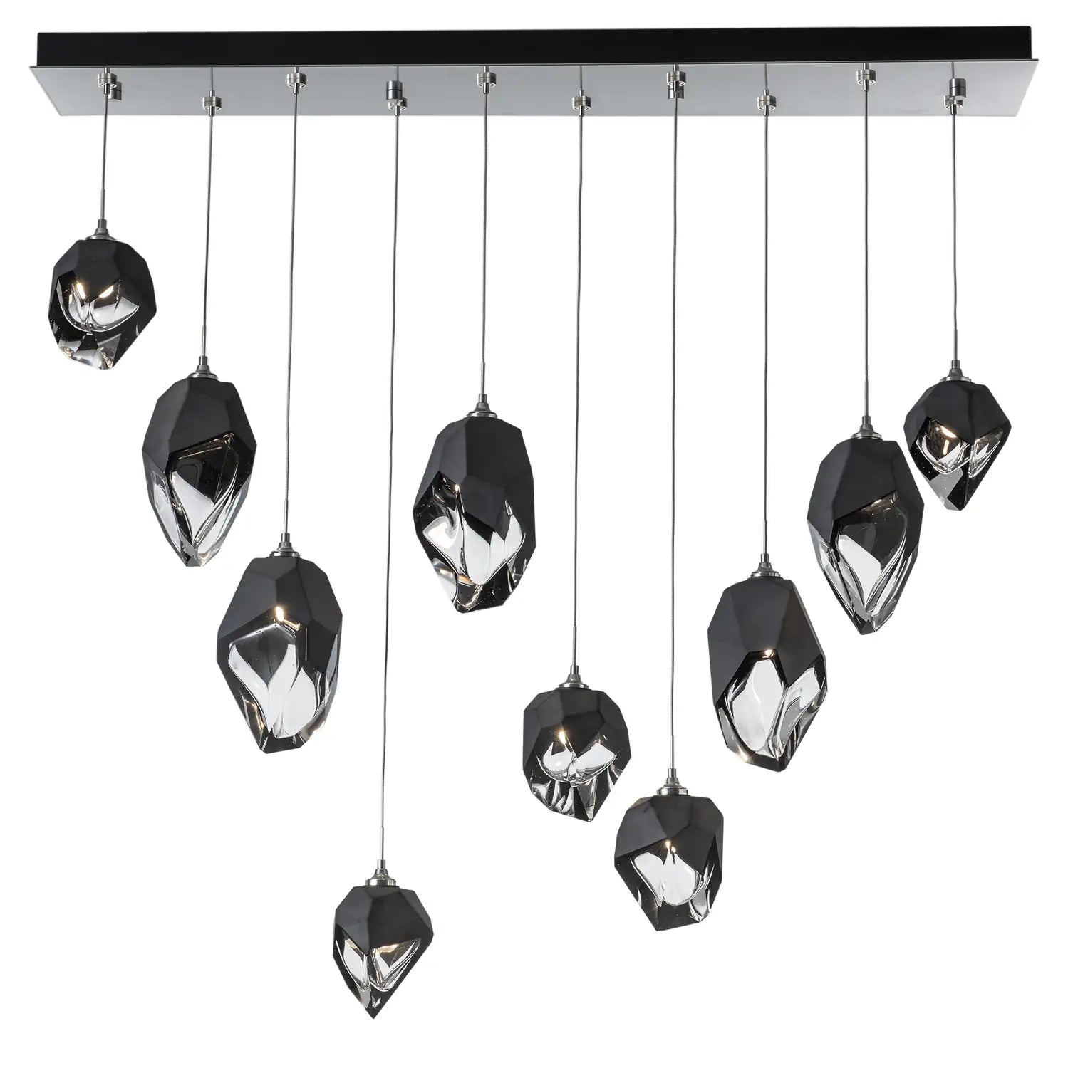 Hubbardton Forge, Chrysalis Mixed Crystal Pendant, PENDANT LIGHT