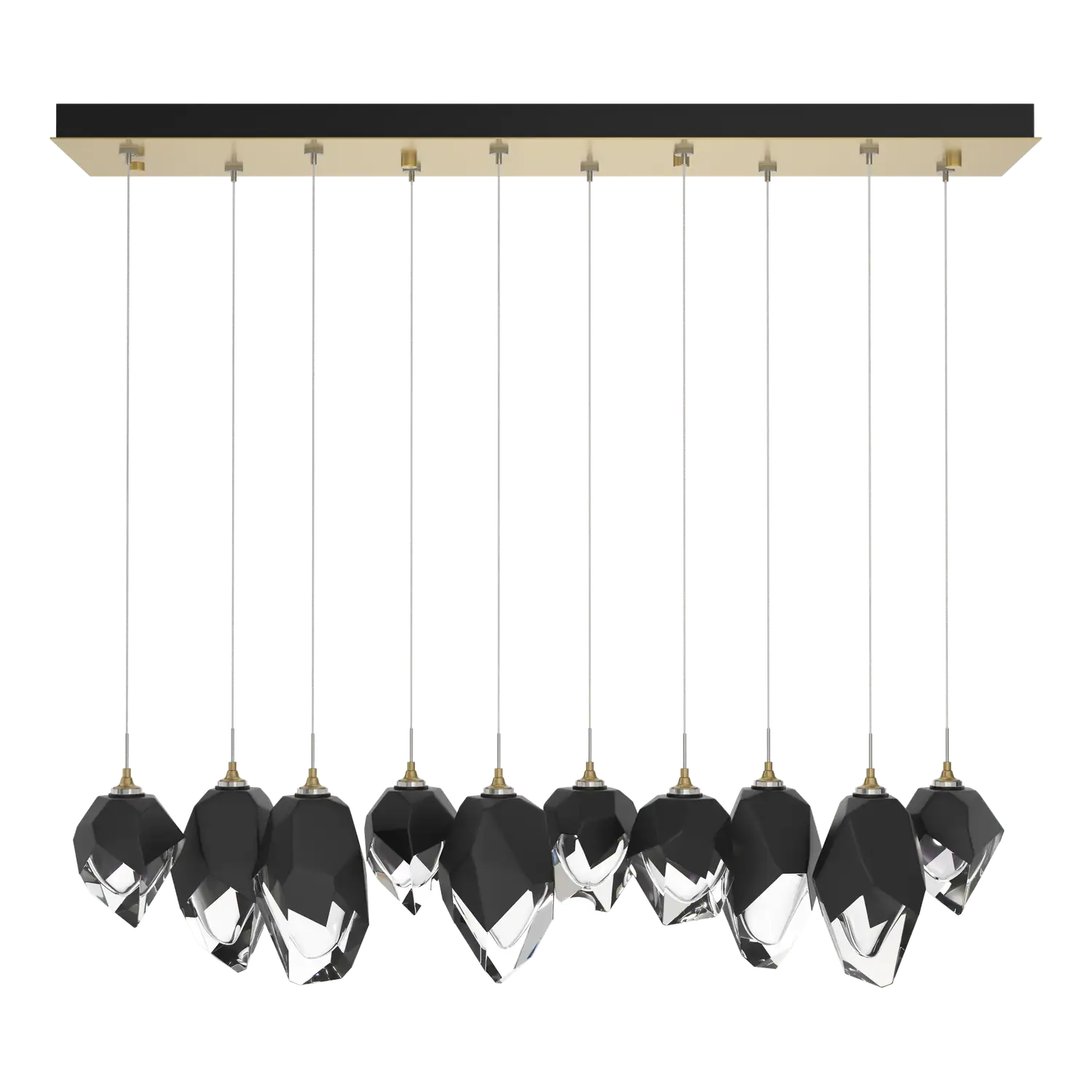 Hubbardton Forge, Chrysalis Mixed Crystal Pendant, PENDANT LIGHT