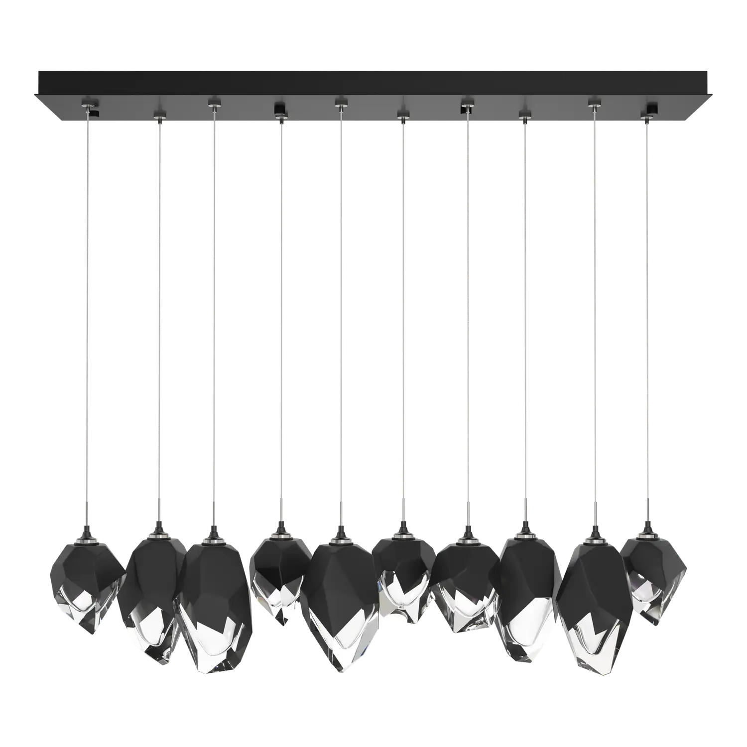Hubbardton Forge, Chrysalis Mixed Crystal Pendant, PENDANT LIGHT