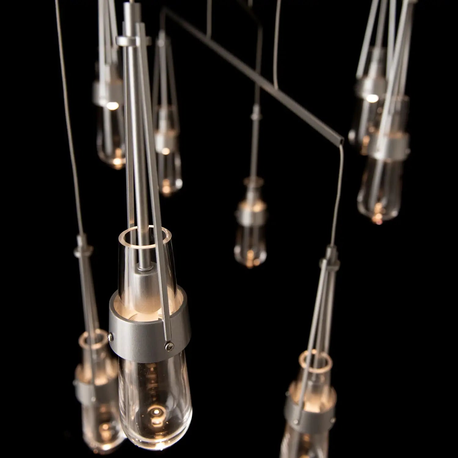 Hubbardton Forge, Link Glass Mobile Pendant, CHANDELIER LIGHT