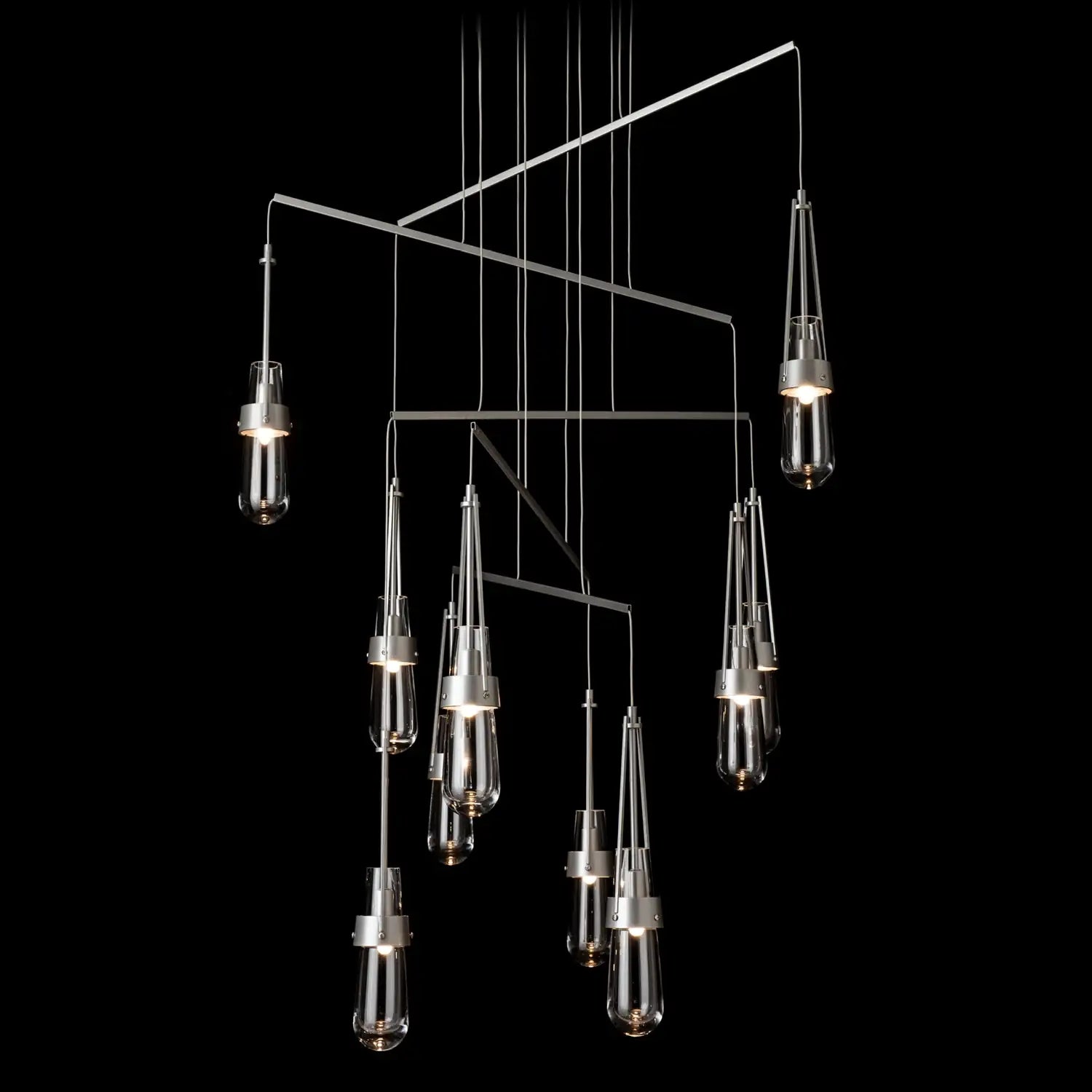 Hubbardton Forge, Link Glass Mobile Pendant, CHANDELIER LIGHT