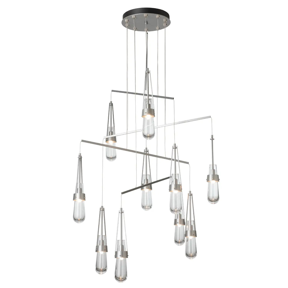 Hubbardton Forge, Link Glass Mobile Pendant, CHANDELIER LIGHT