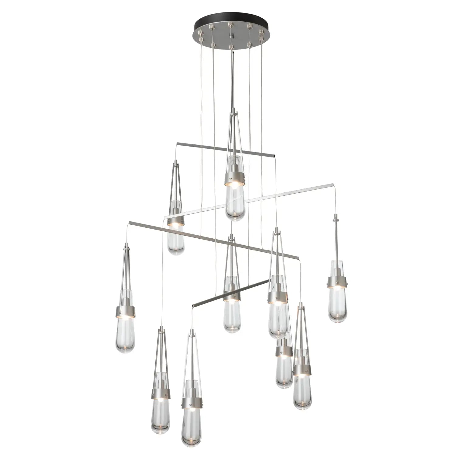 Hubbardton Forge, Link Glass Mobile Pendant, CHANDELIER LIGHT