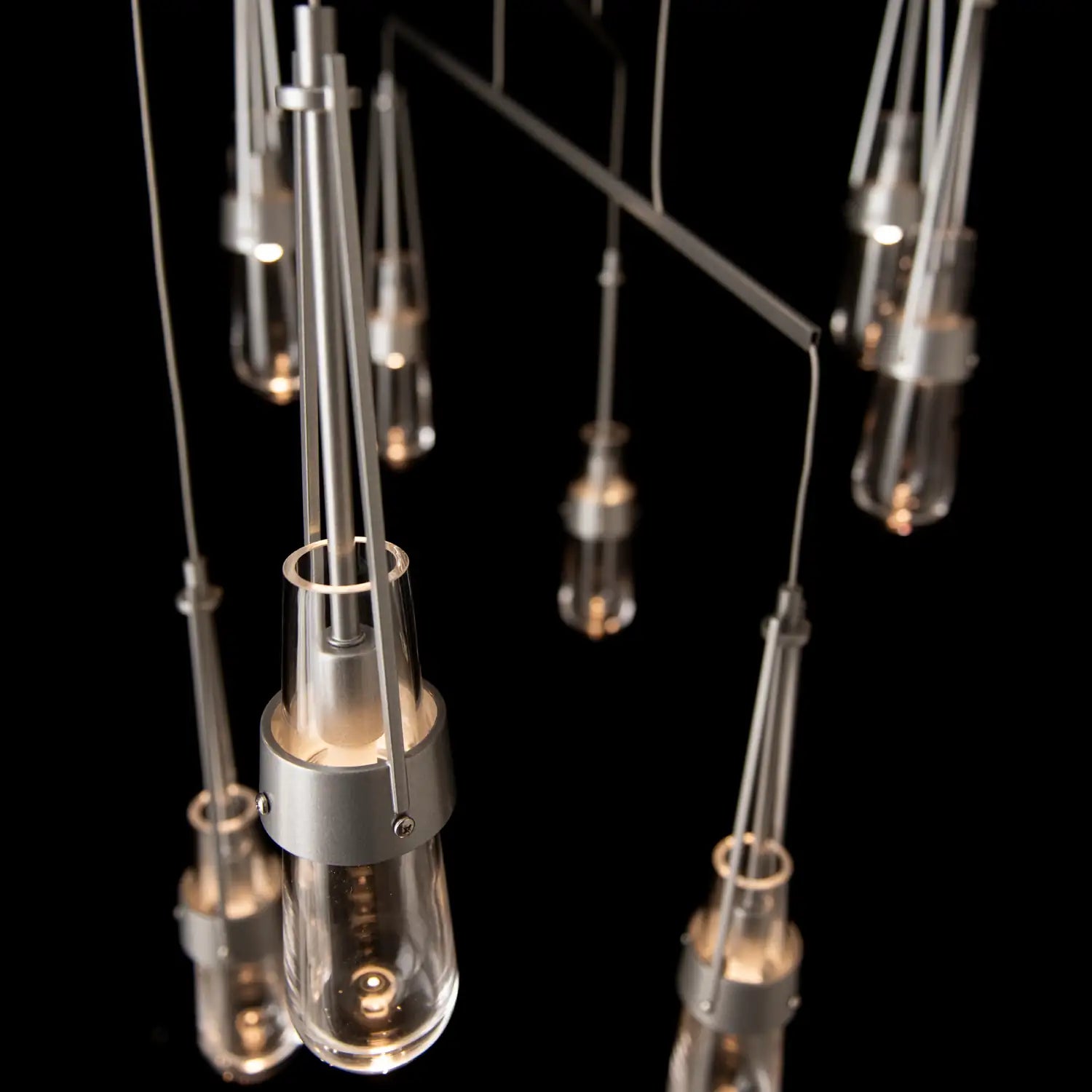 Hubbardton Forge, Link Glass Mobile Pendant, CHANDELIER LIGHT