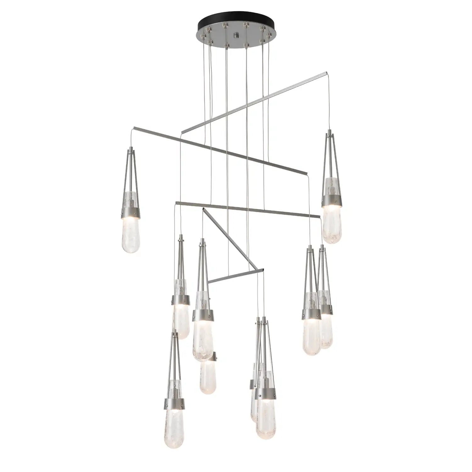 Hubbardton Forge, Link Blown Glass Mobile Pendant, CHANDELIER LIGHT