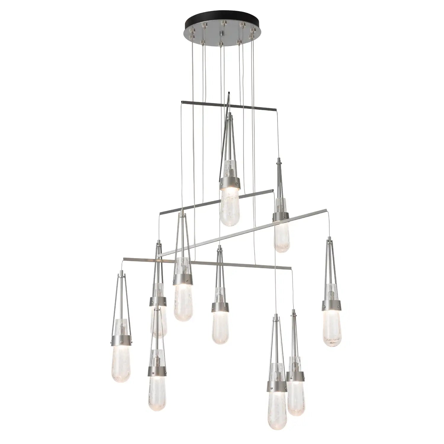 Hubbardton Forge, Link Blown Glass Mobile Pendant, CHANDELIER LIGHT