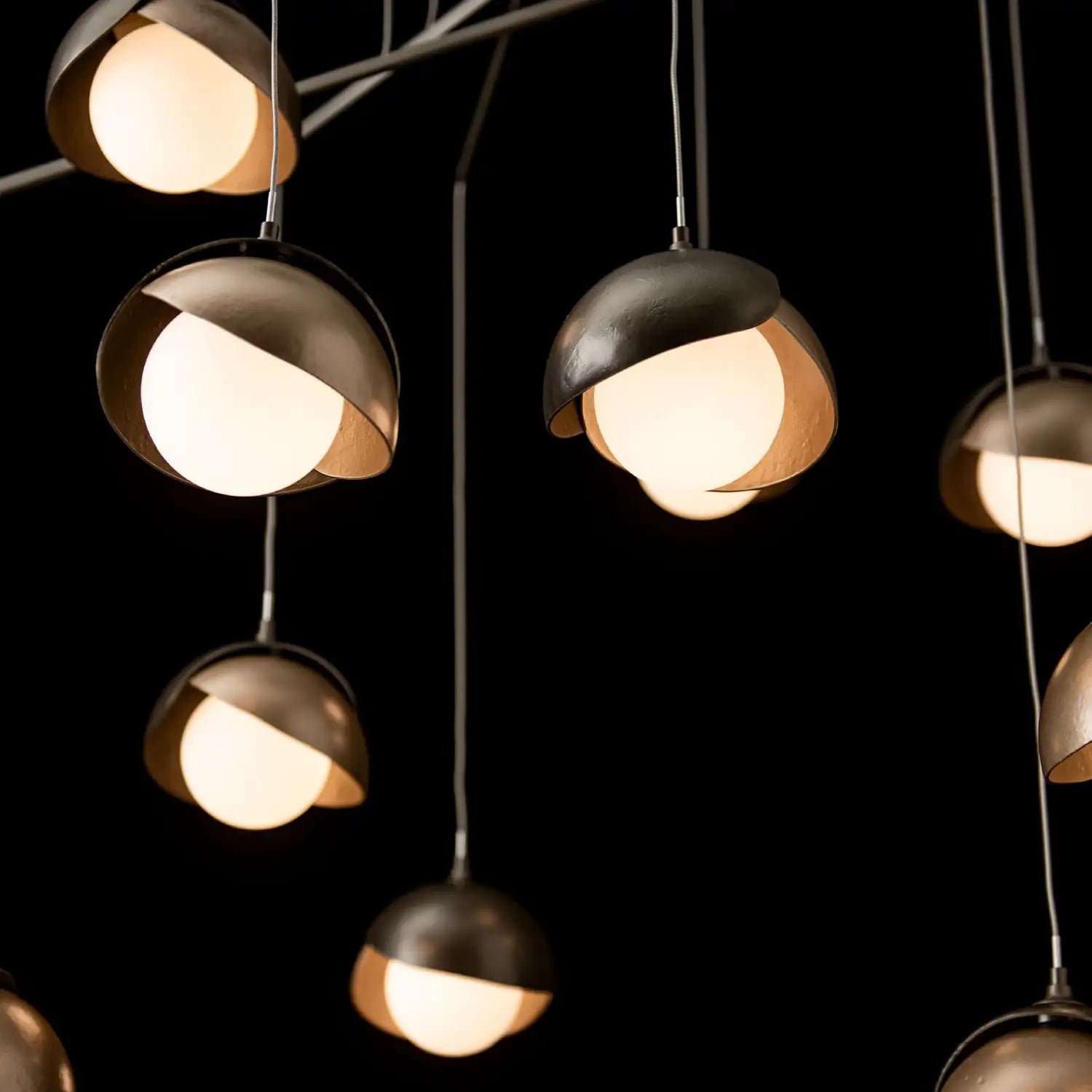 Hubbardton Forge, Brooklyn Double Shade Mobile Pendant, CHANDELIER LIGHT