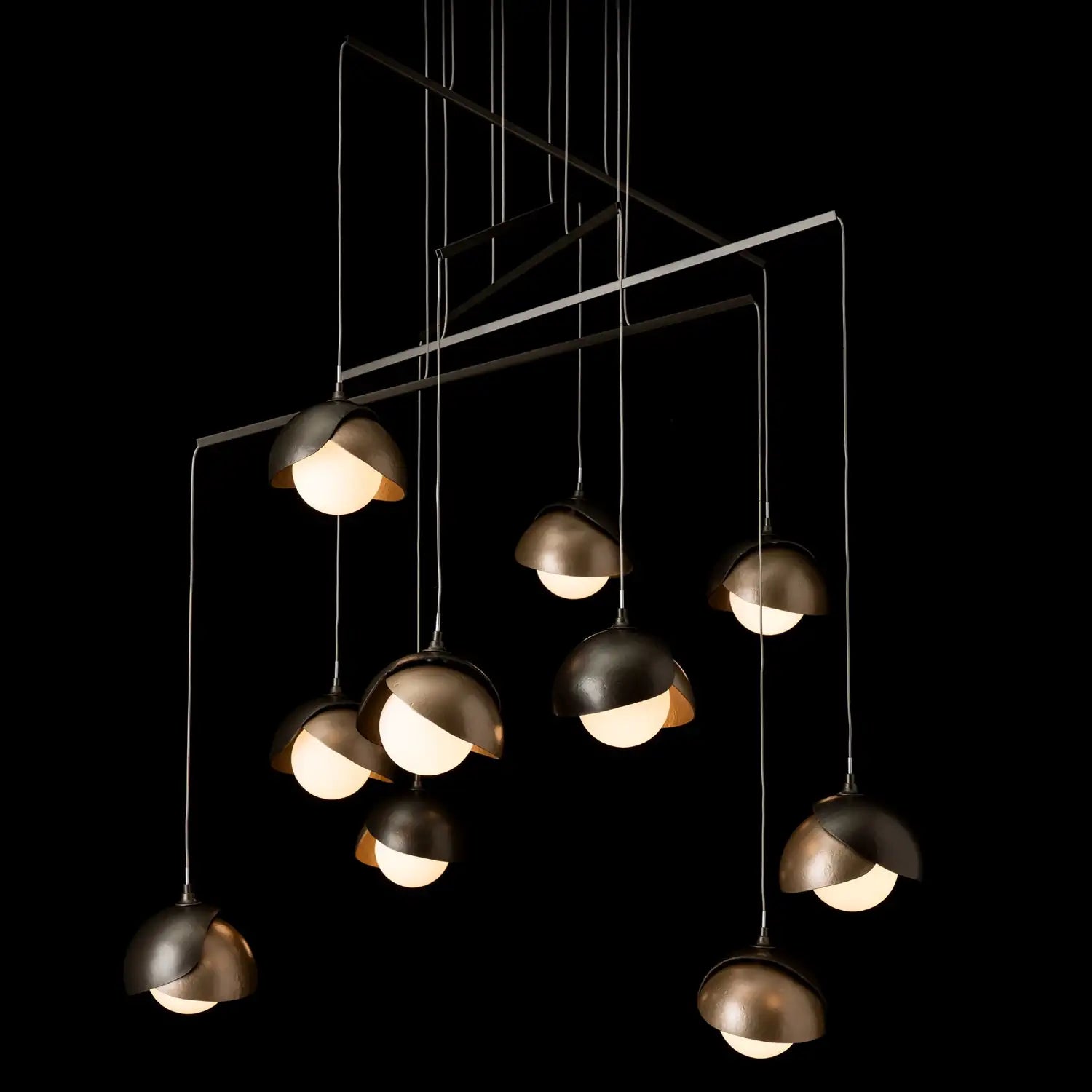 Hubbardton Forge, Brooklyn Double Shade Mobile Pendant, CHANDELIER LIGHT