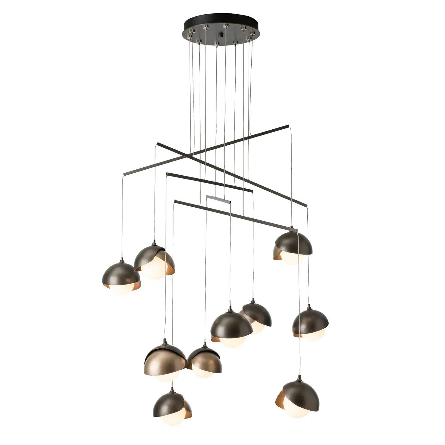 Hubbardton Forge, Brooklyn Double Shade Mobile Pendant, CHANDELIER LIGHT