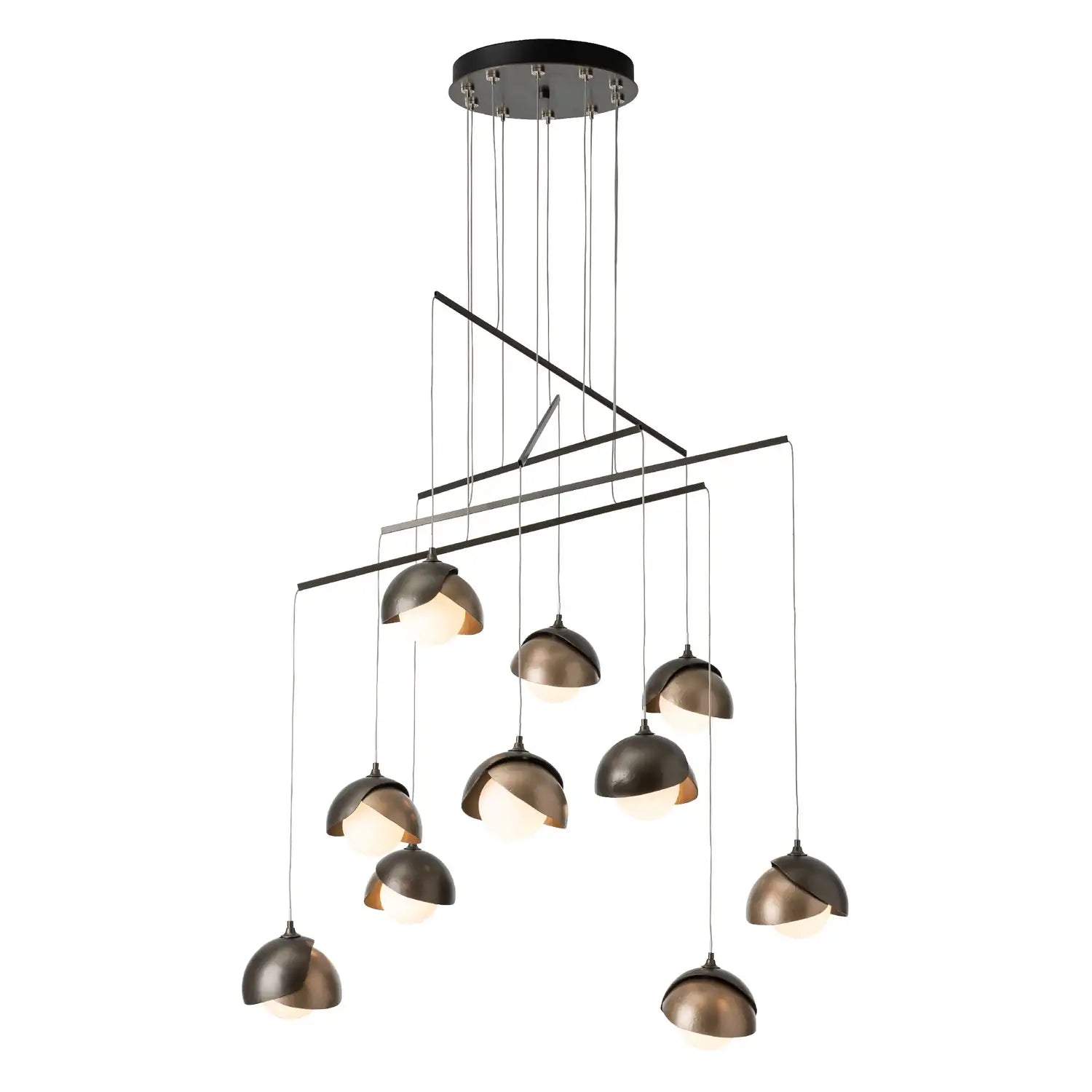 Hubbardton Forge, Brooklyn Double Shade Mobile Pendant, CHANDELIER LIGHT