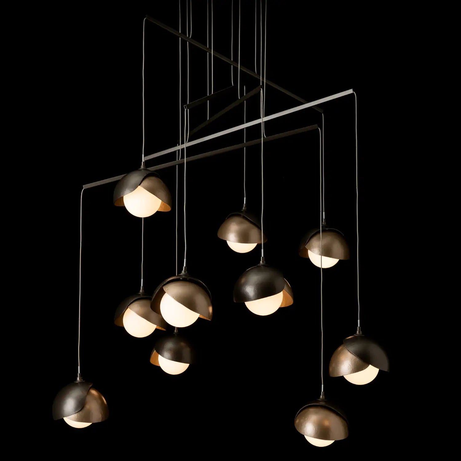 Hubbardton Forge, Brooklyn Double Shade Mobile Pendant, CHANDELIER LIGHT