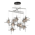 Hubbardton Forge, Tura Seeded Glass Mobile Pendant, CHANDELIER LIGHT