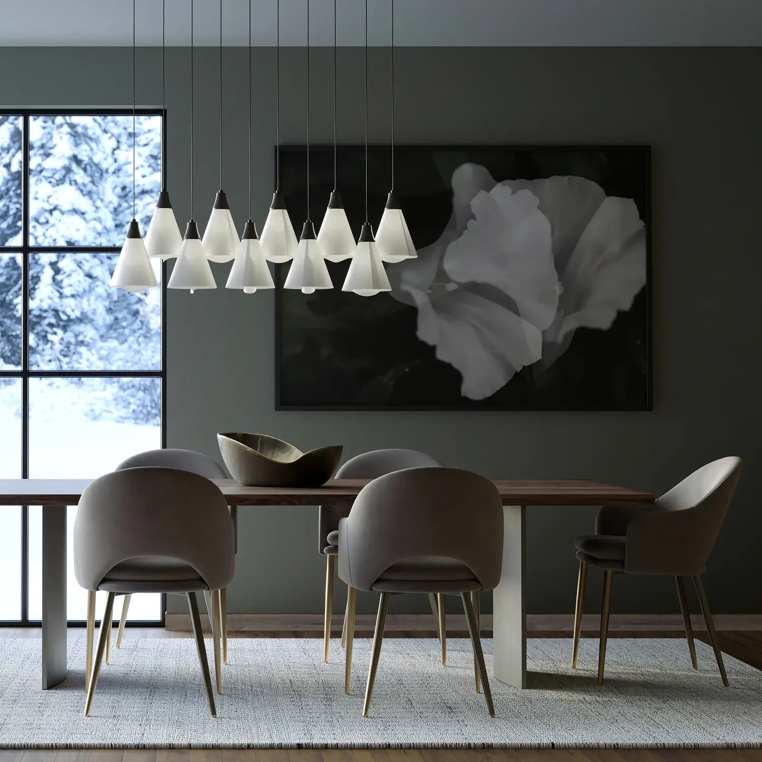 Hubbardton Forge, Mobius Pendant, PENDANT LIGHT