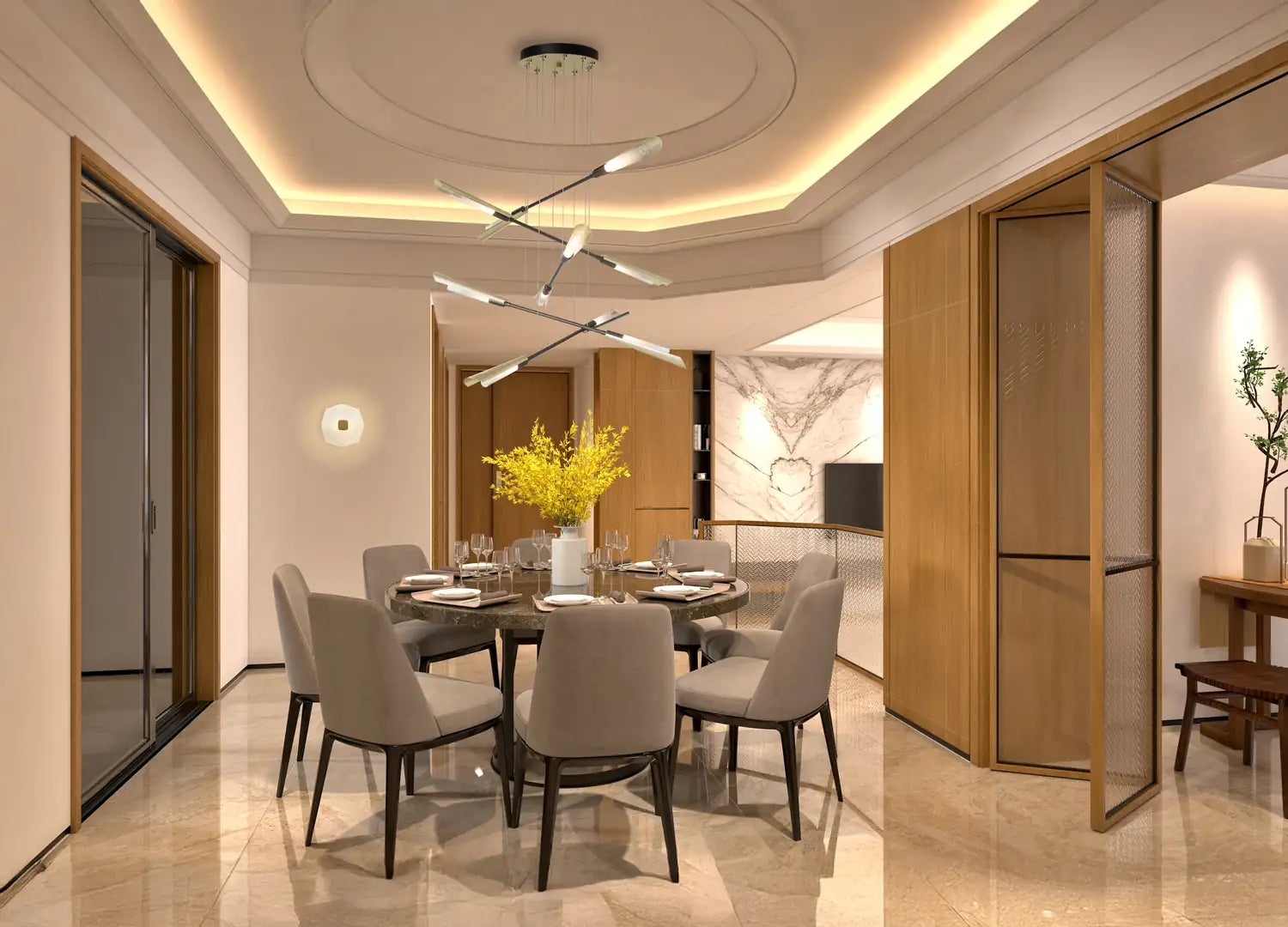 Hubbardton Forge, Flight Pendant, CHANDELIER LIGHT