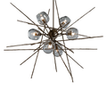 Hubbardton Forge, Griffin Starburst Pendant, PENDANT LIGHT