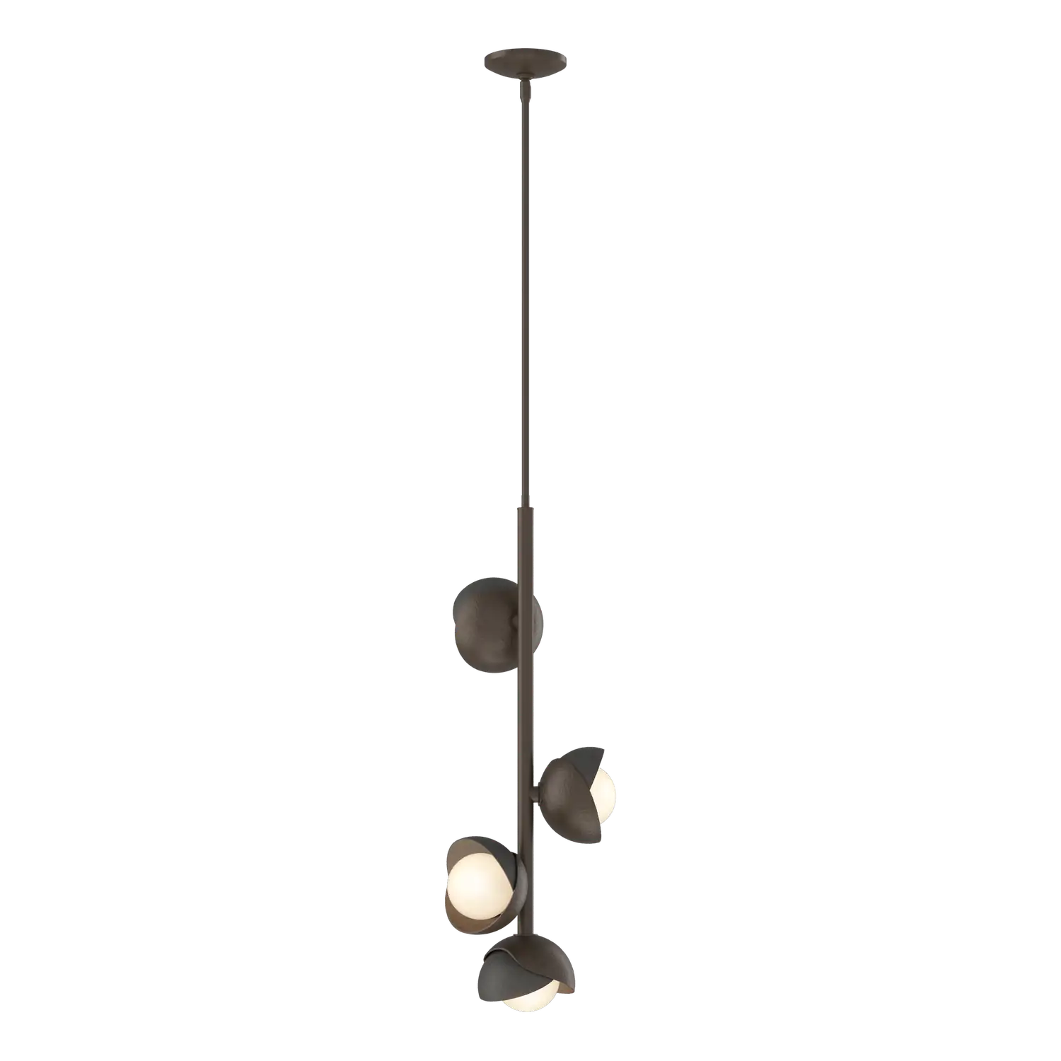 Hubbardton Forge, Brooklyn Double Shade Vertical Pendant, PENDANT LIGHT