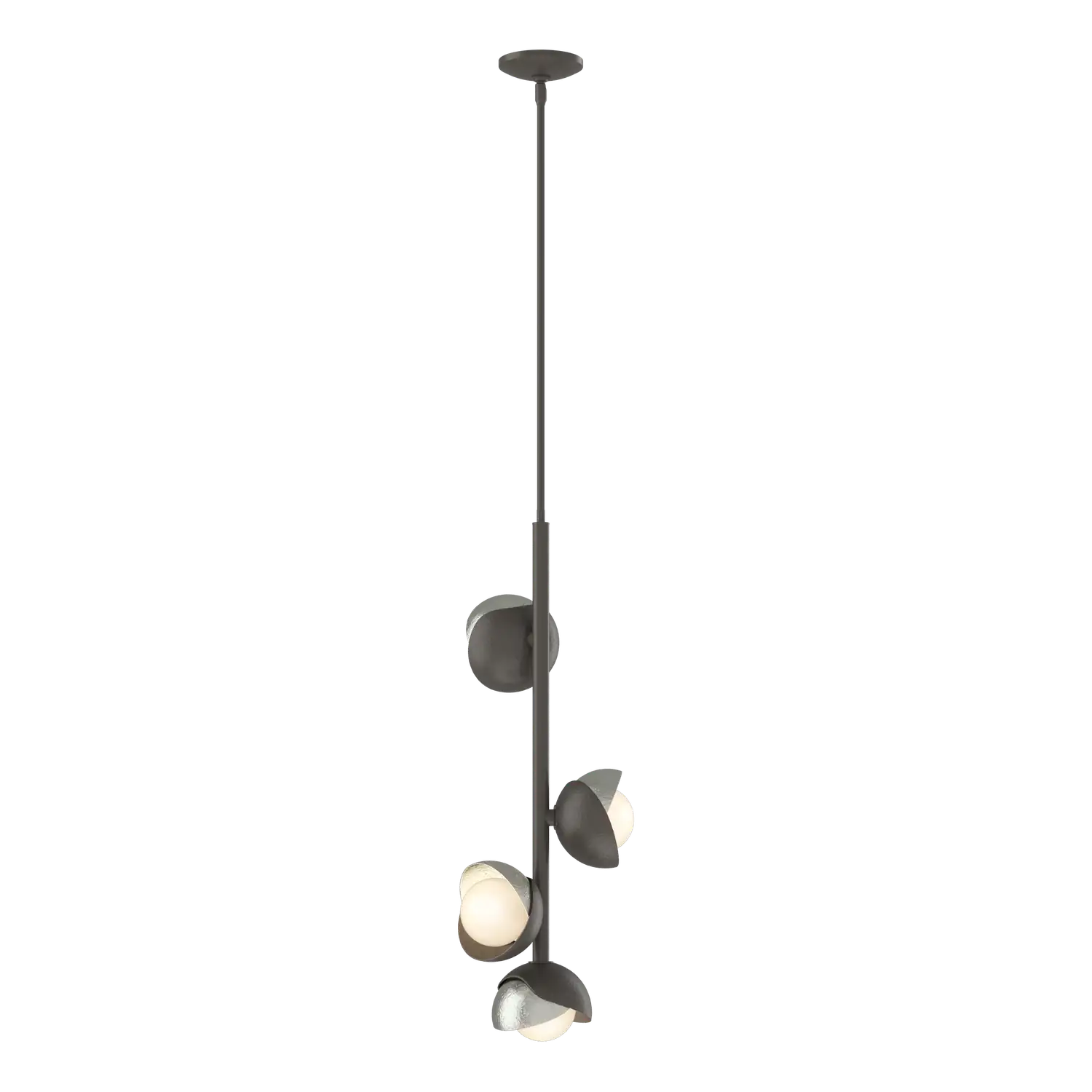 Hubbardton Forge, Brooklyn Double Shade Vertical Pendant, PENDANT LIGHT