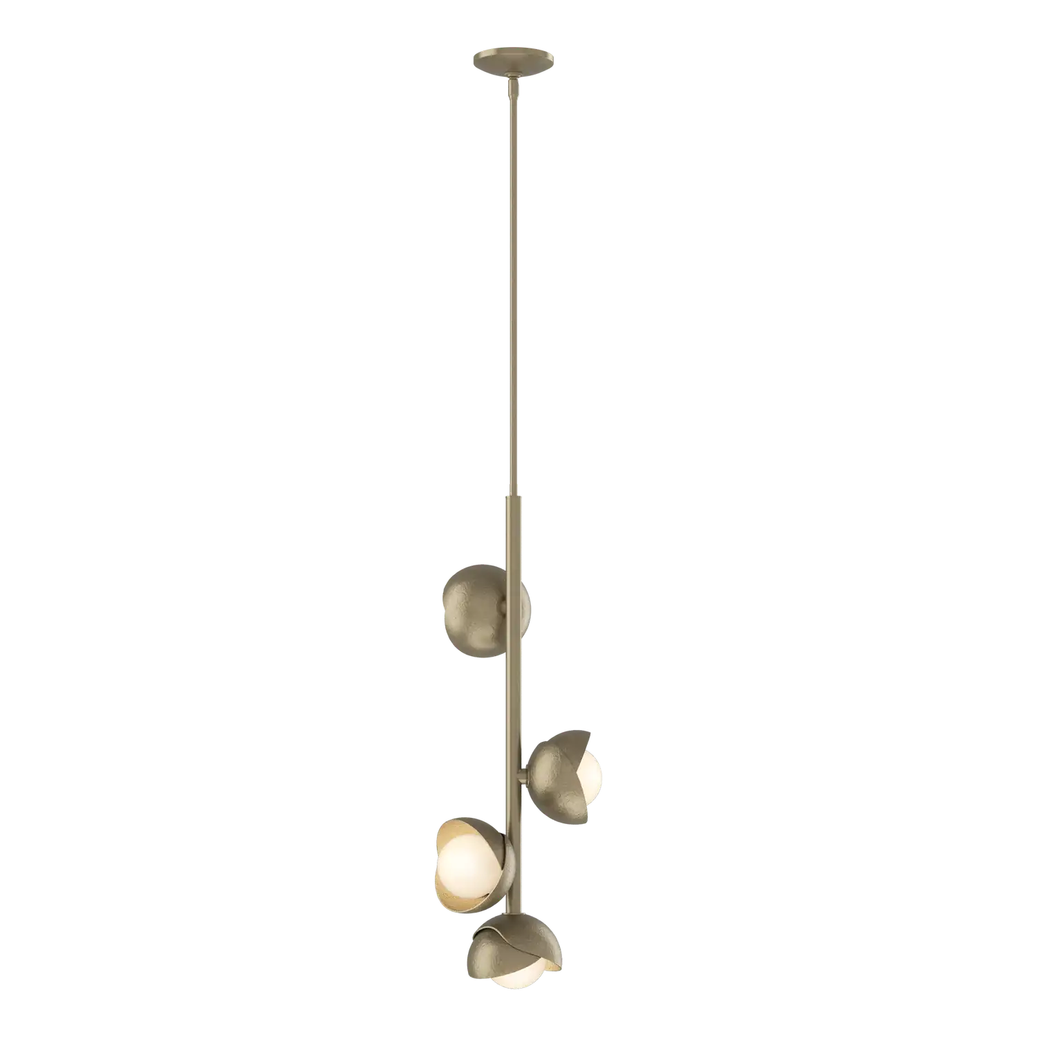 Hubbardton Forge, Brooklyn Double Shade Vertical Pendant, PENDANT LIGHT