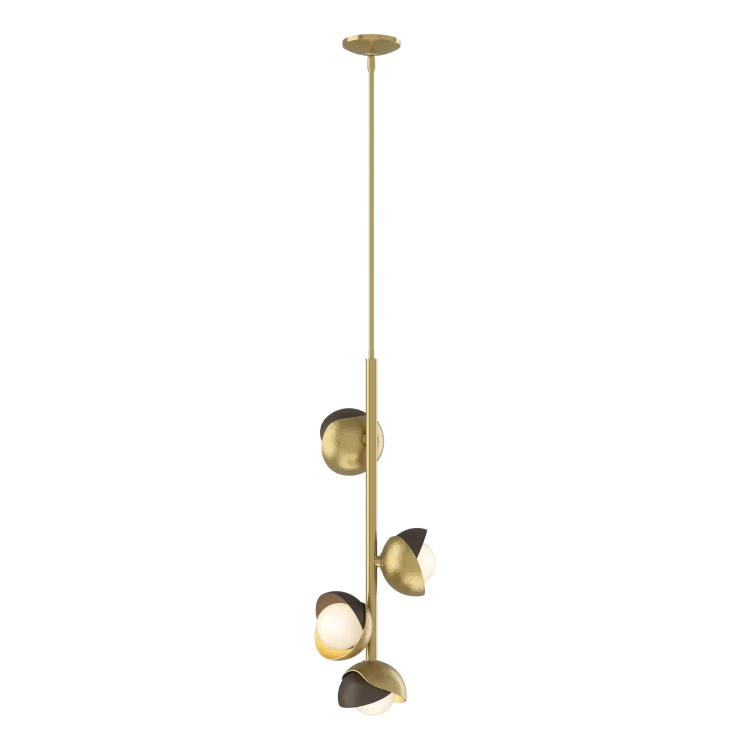 Hubbardton Forge, Brooklyn Double Shade Vertical Pendant, PENDANT LIGHT