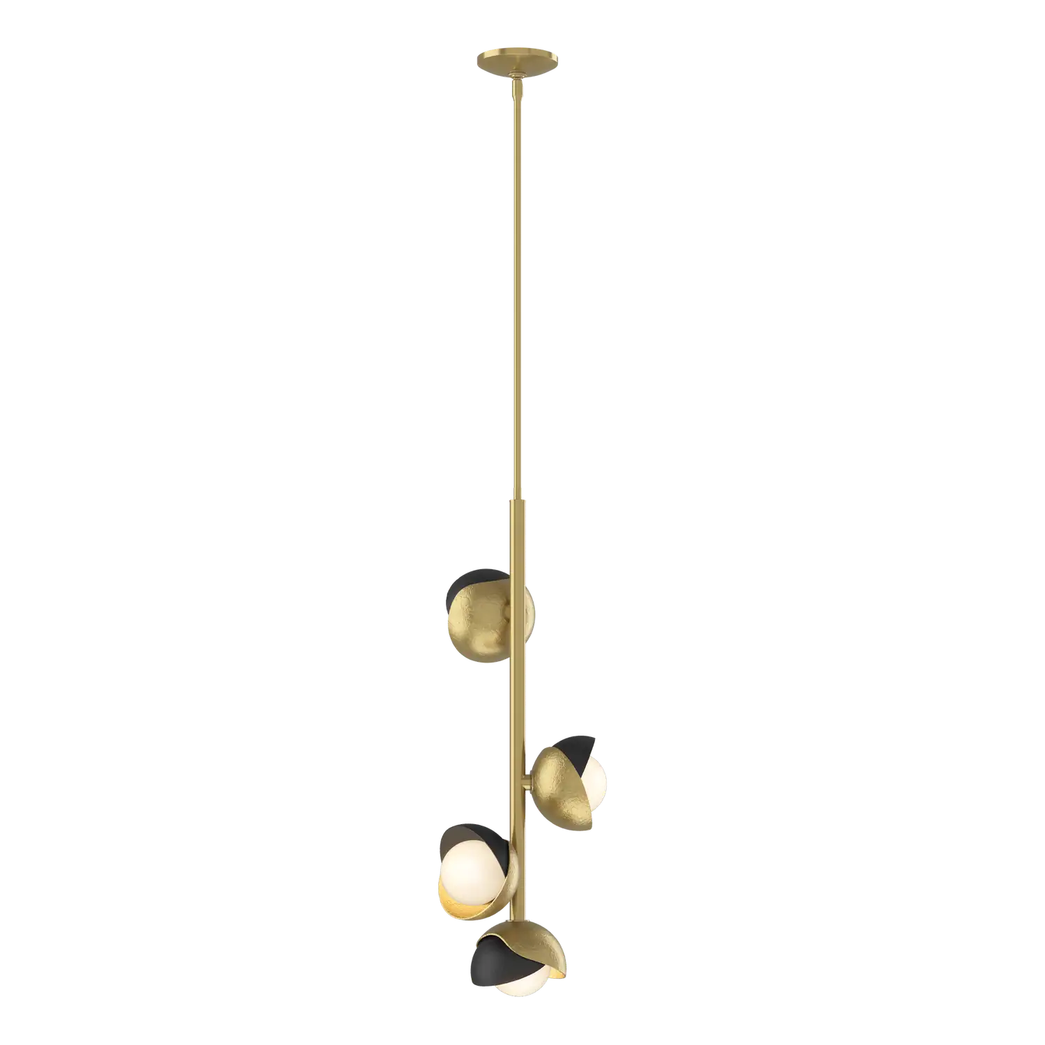 Hubbardton Forge, Brooklyn Double Shade Vertical Pendant, PENDANT LIGHT